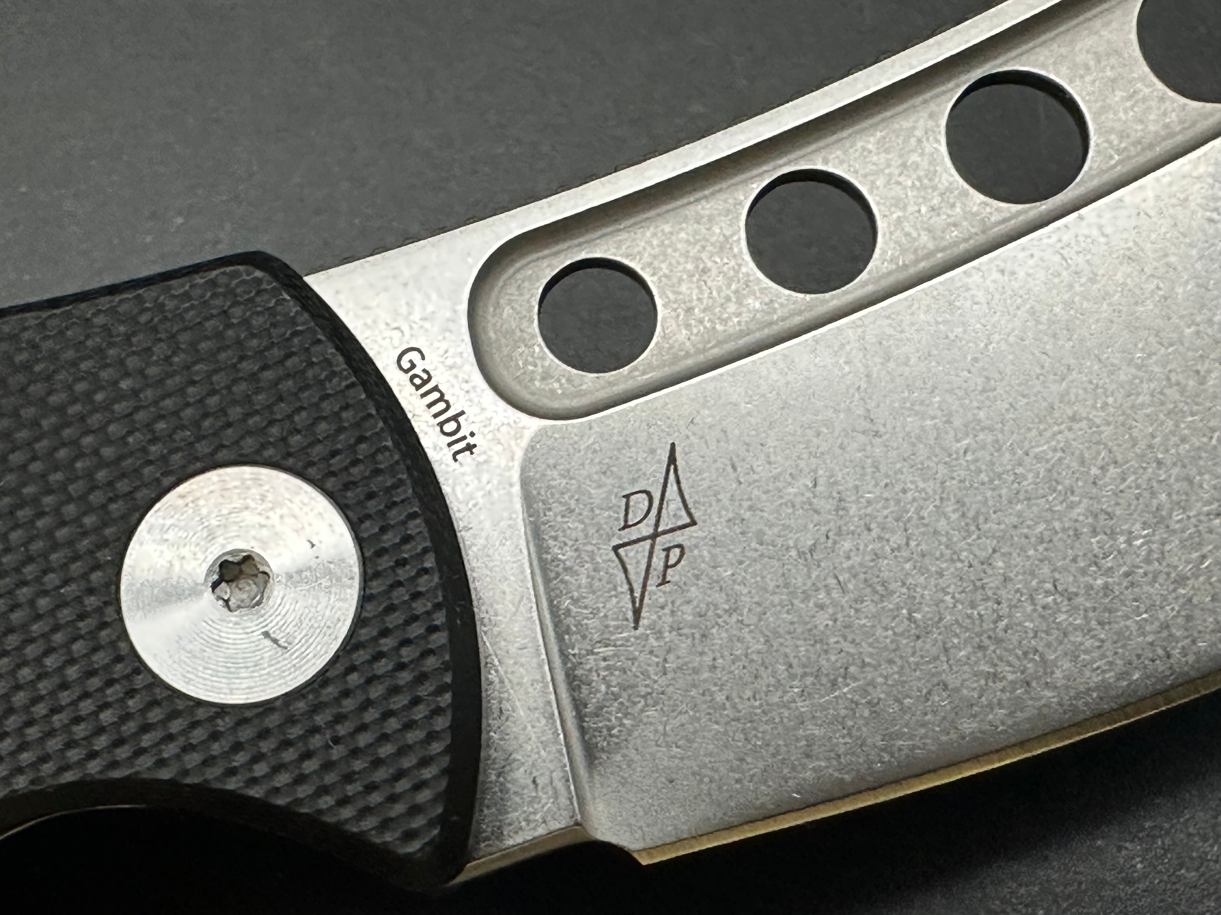 Shieldon Gambit black G10 w/154CM blade