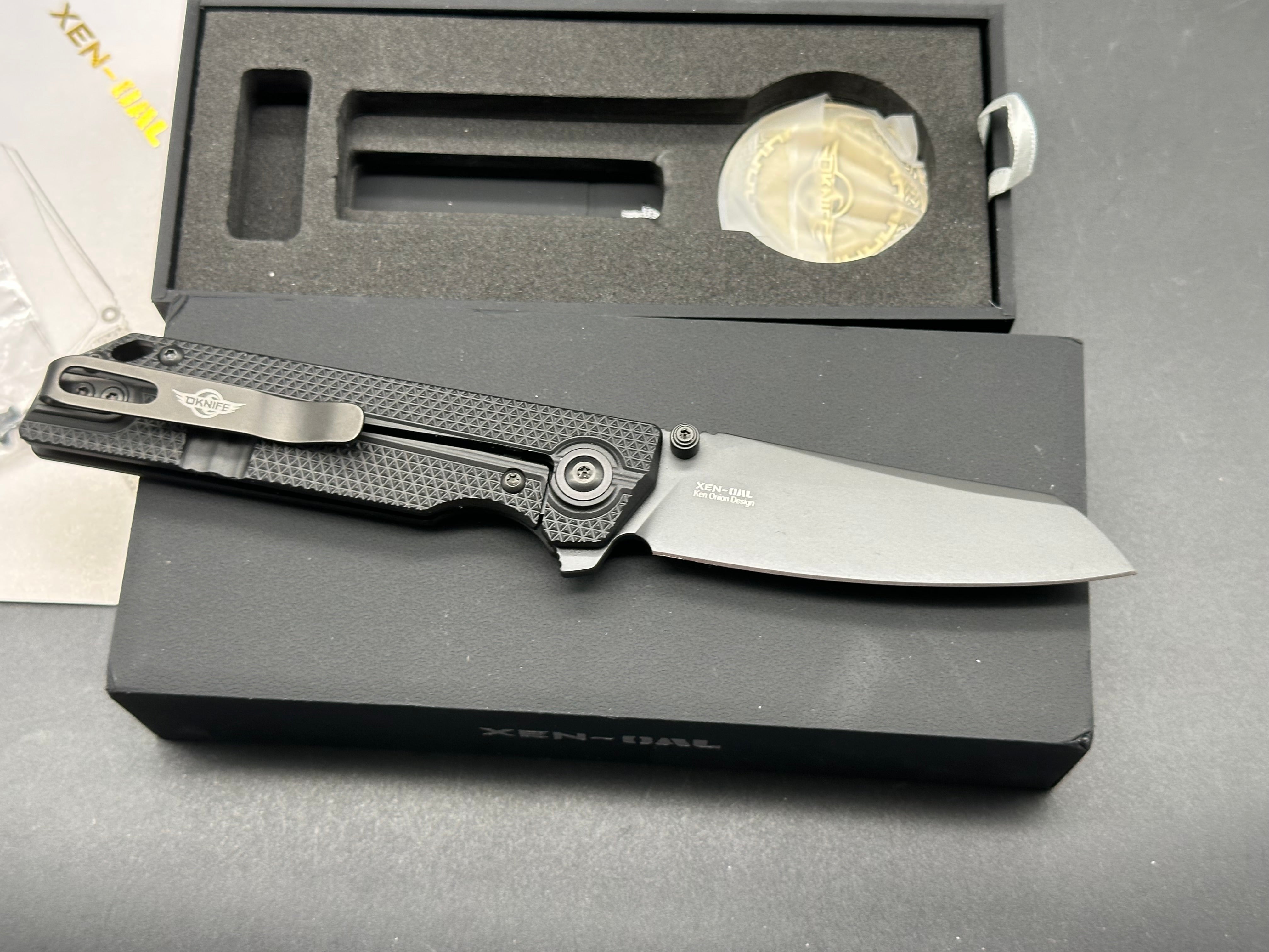 Oknife XEN-OAL Ultra-Lightweight Frame-Lock Pocket Knife