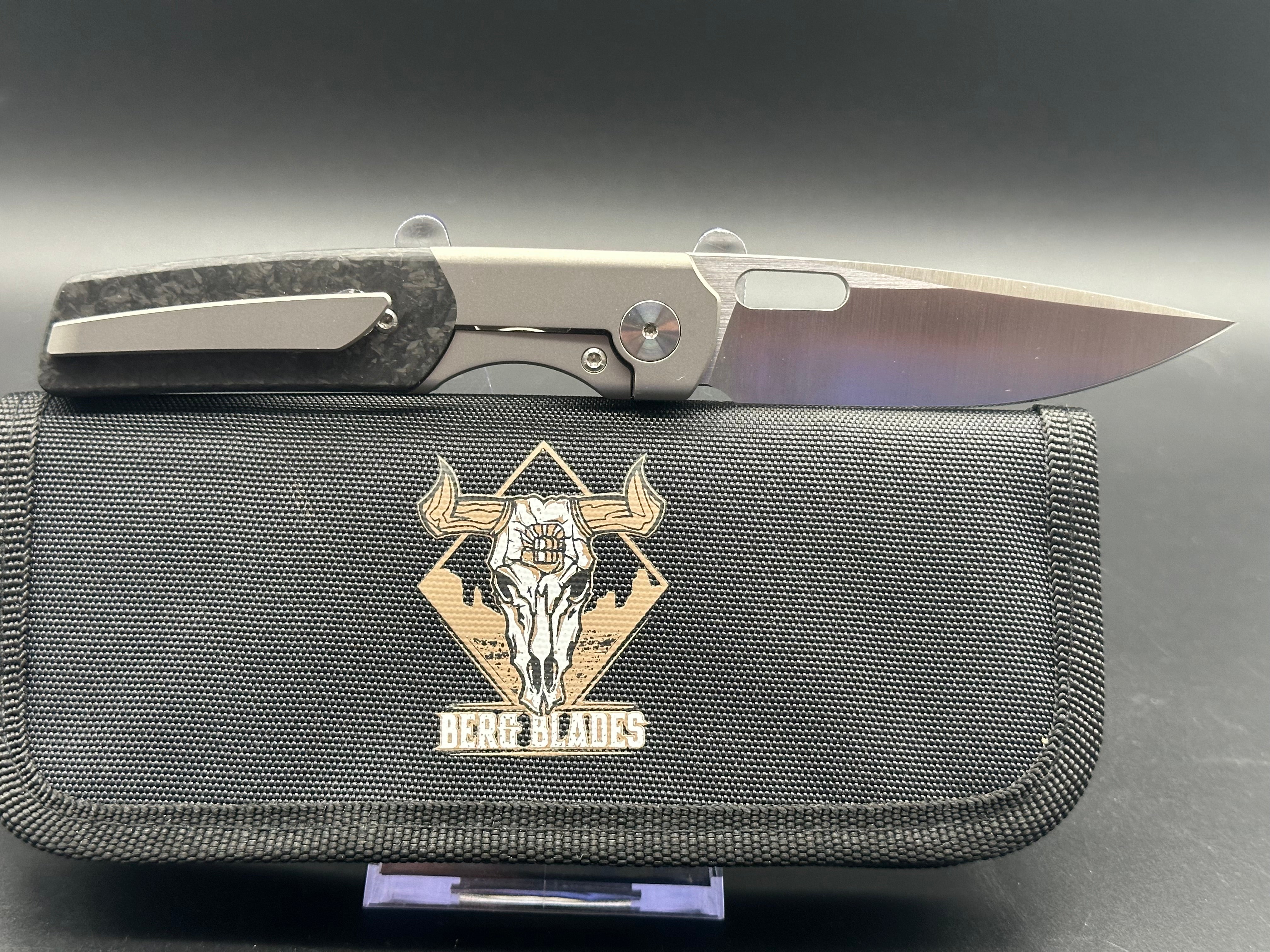 Berg Blades Sweeney Titanium/CF handle w/20CV blade