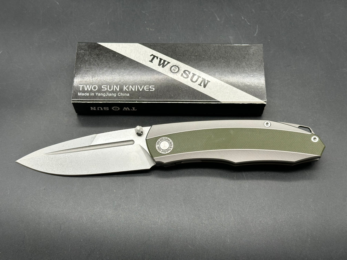 Twosun TS 479 gray titanium handle 8.7' overall length