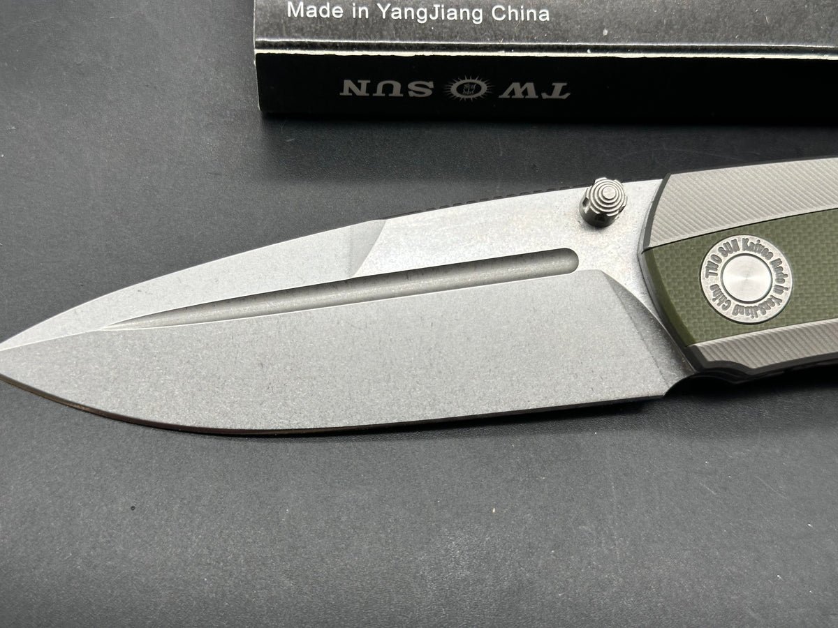 Twosun TS 479 gray titanium handle 8.7' overall length