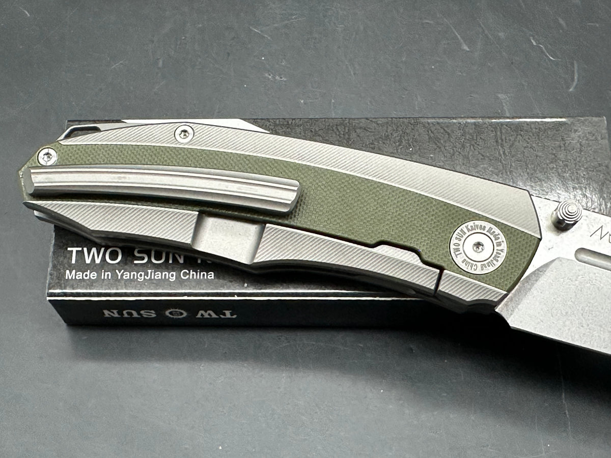 Twosun TS 479 gray titanium handle 8.7' overall length