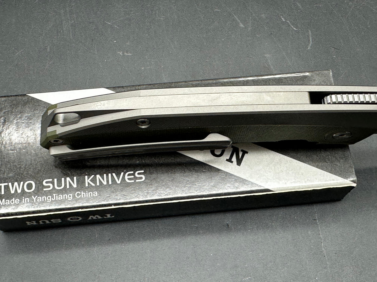 Twosun TS 479 gray titanium handle 8.7' overall length