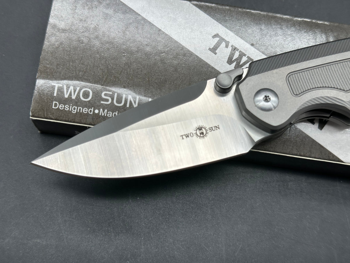Twosun TS 439 Gray titanium handle 6.3' overall length