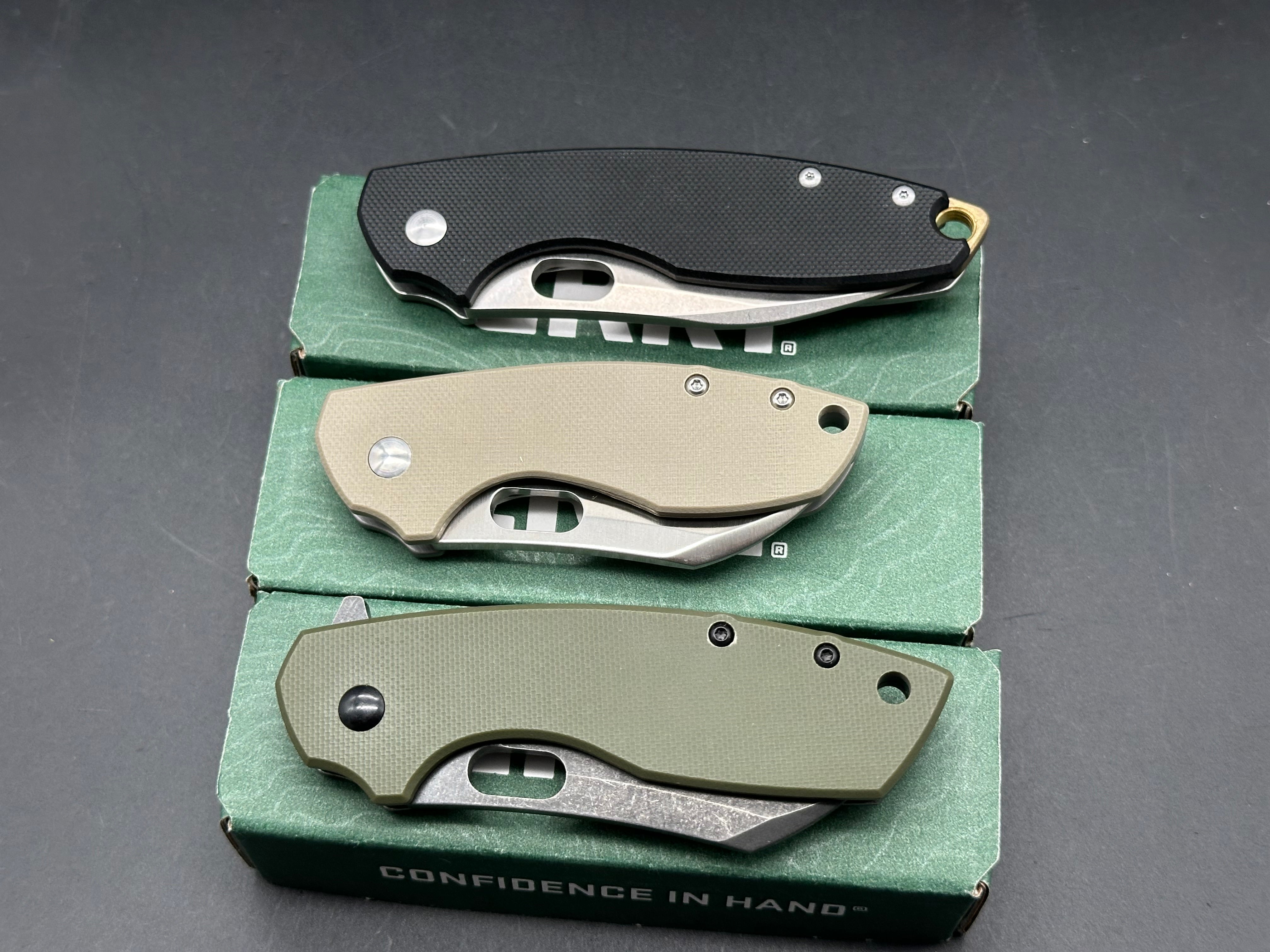 3 Knife Combo (CRKT Pilar, CRKT Large Pilar and CRKT Pilar III)