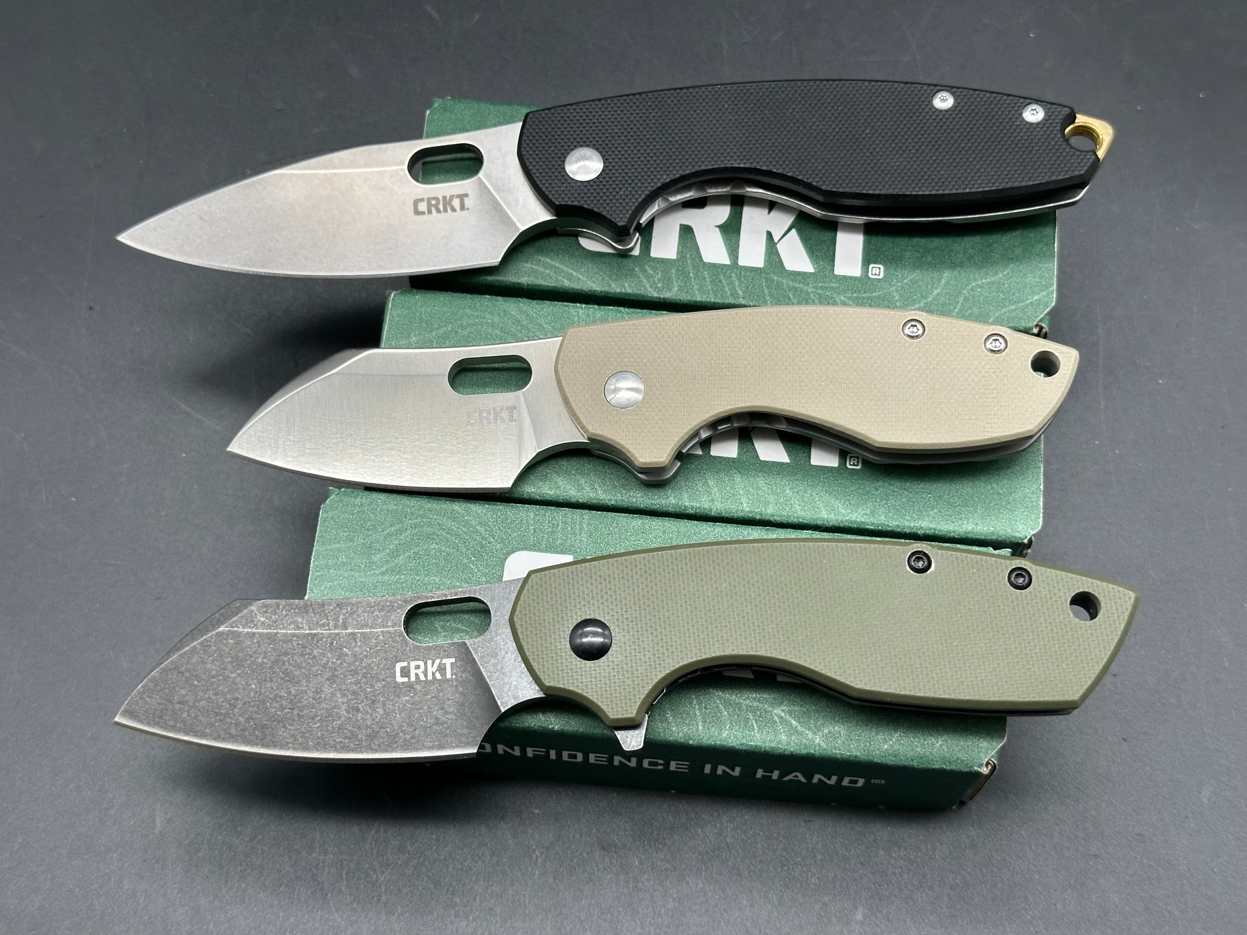 3 Knife Combo (CRKT Pilar, CRKT Large Pilar and CRKT Pilar III)
