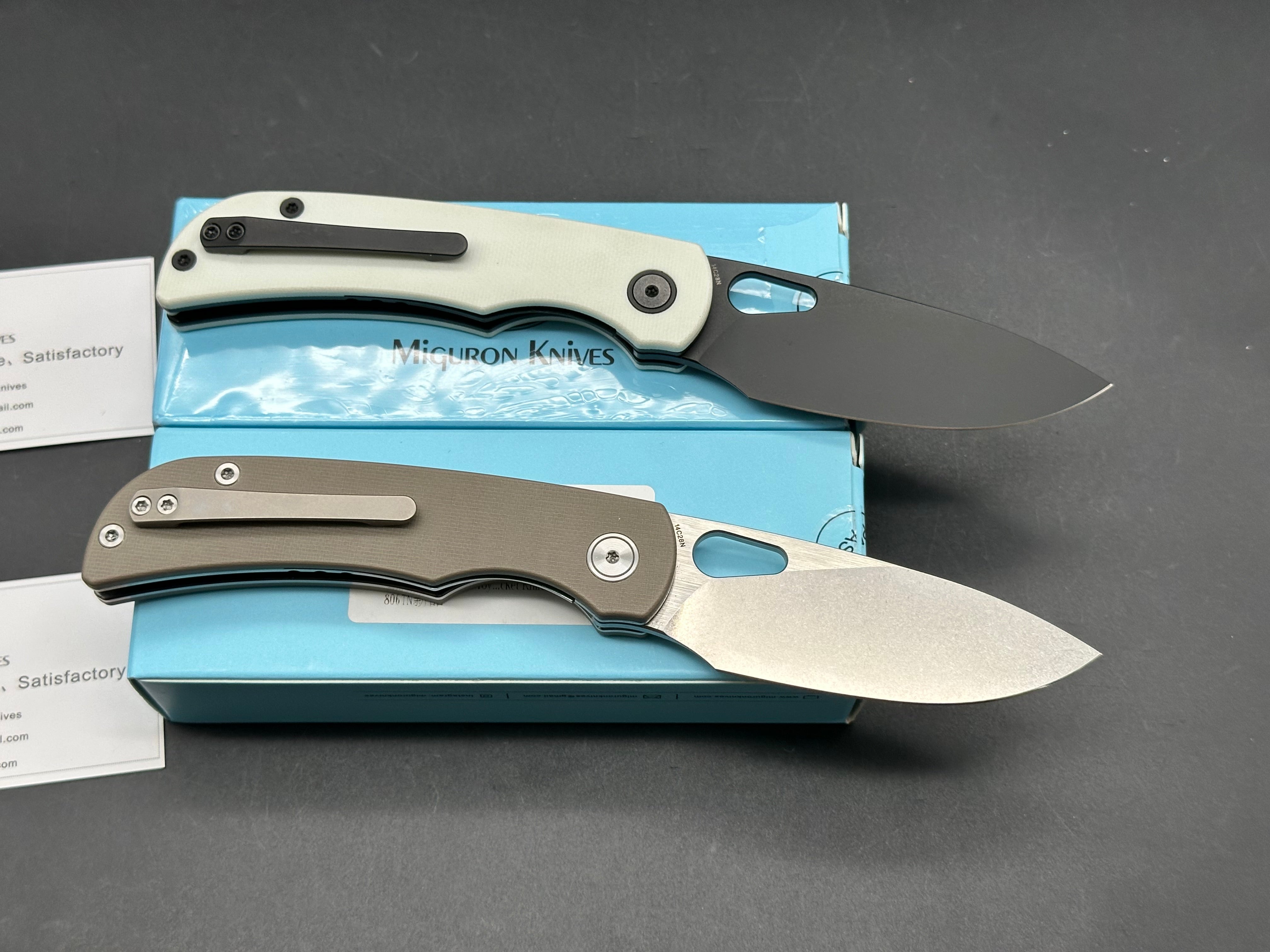 2 Knife Combo (2 Miguron Moyarl Liner Locks)
