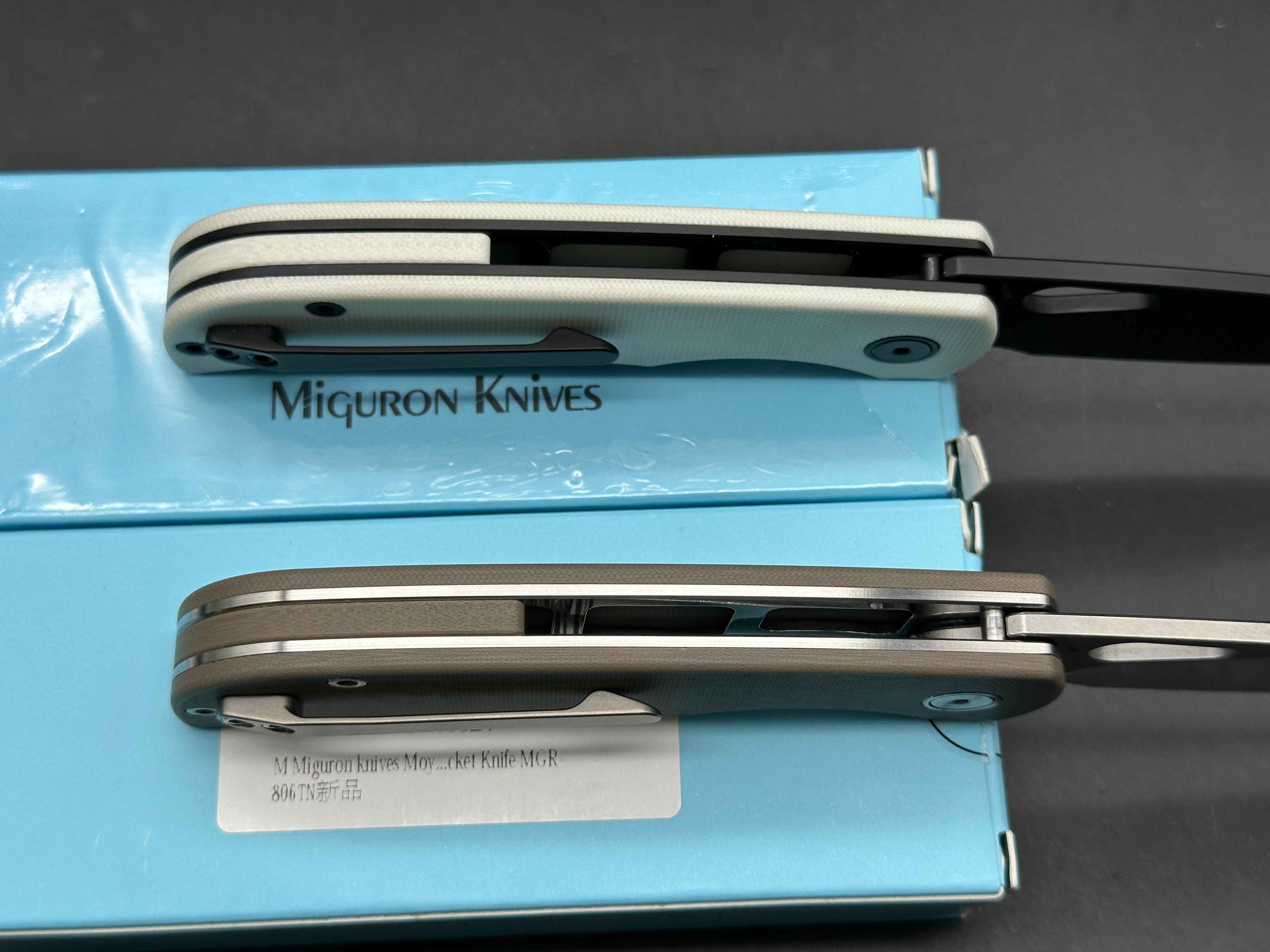 2 Knife Combo (2 Miguron Moyarl Liner Locks)