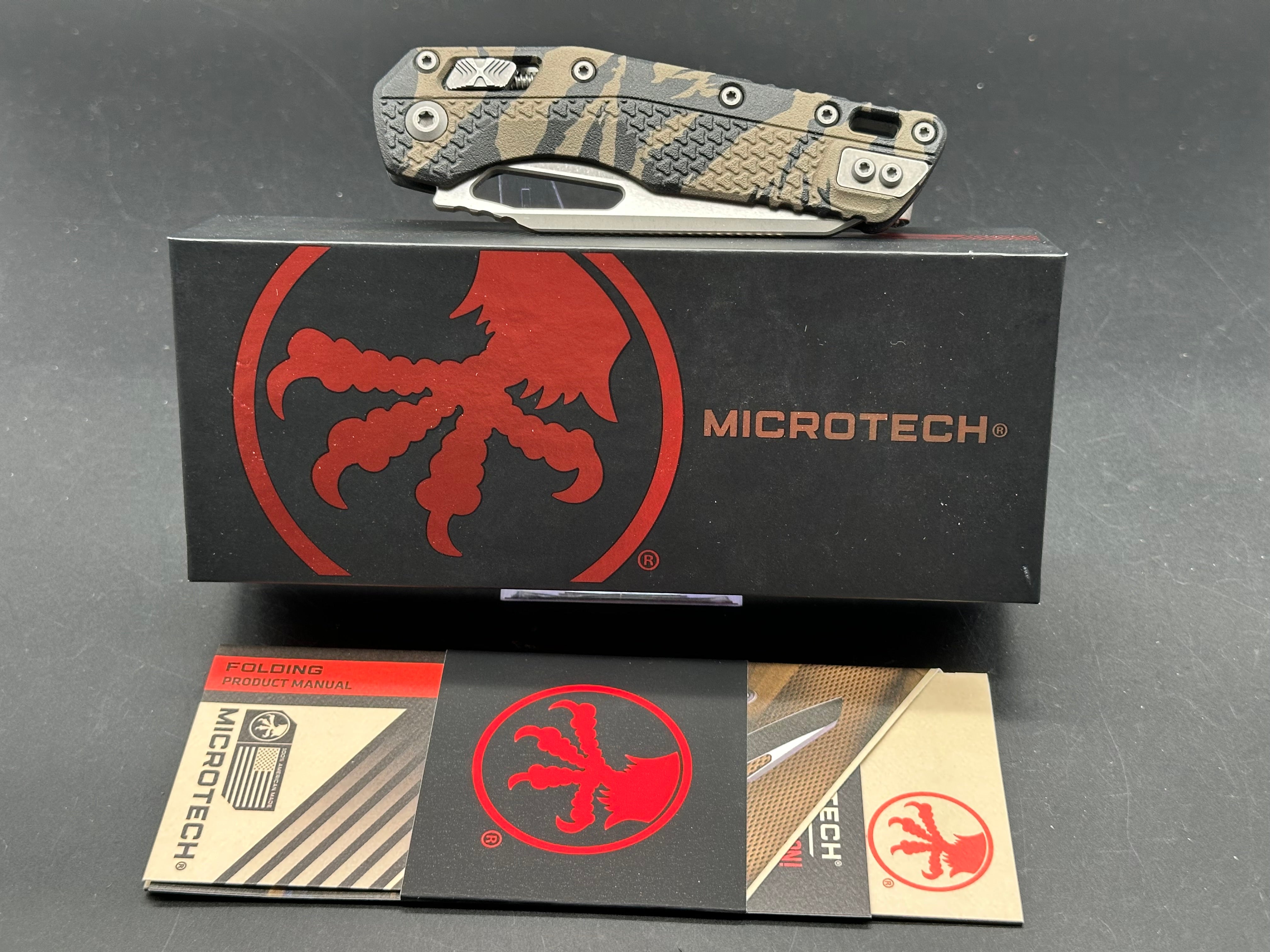 Microtech MSI RAM-LOK Folding Knife Apocalyptic/Tiger Camo