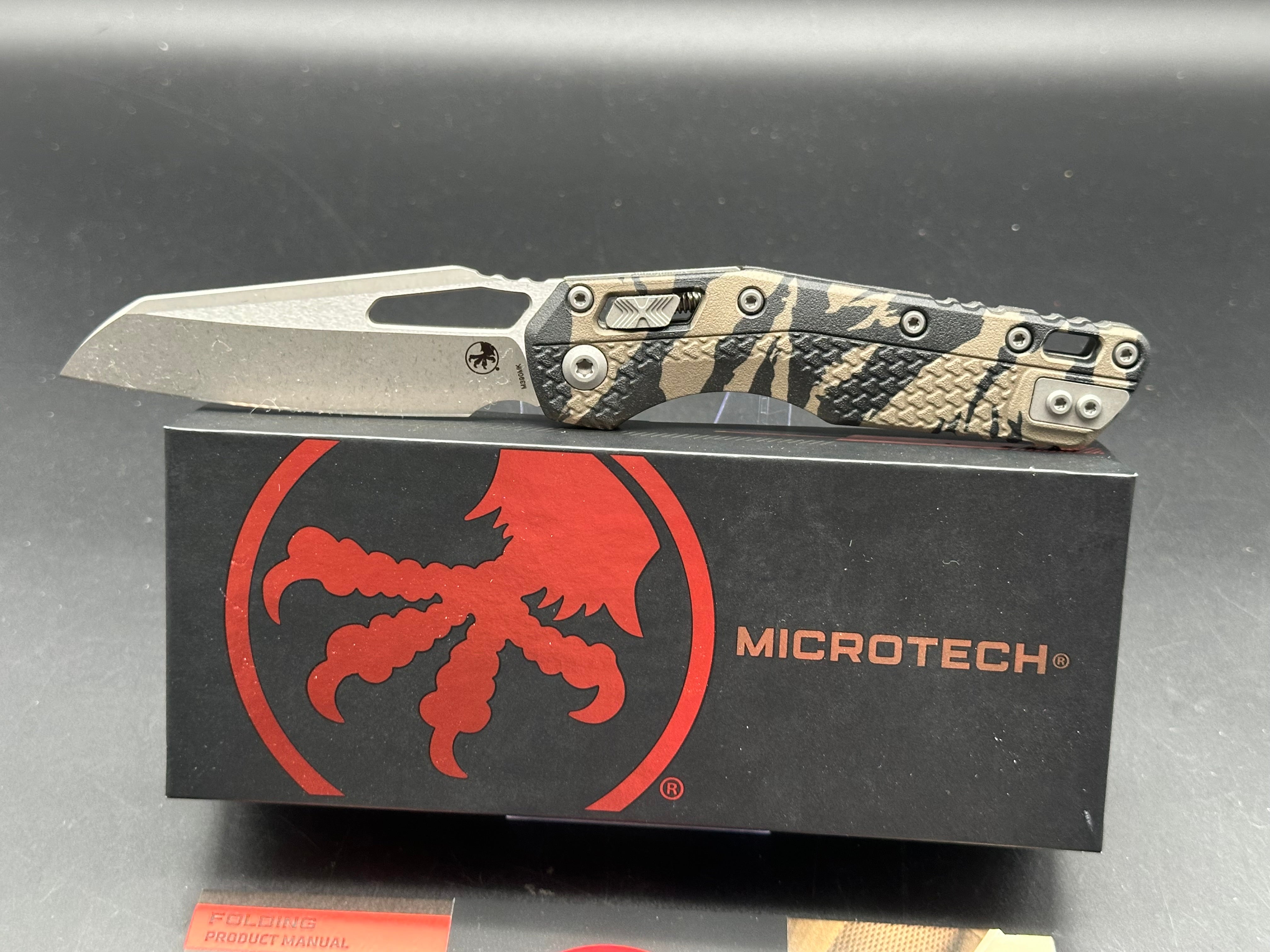 Microtech MSI RAM-LOK Folding Knife Apocalyptic/Tiger Camo