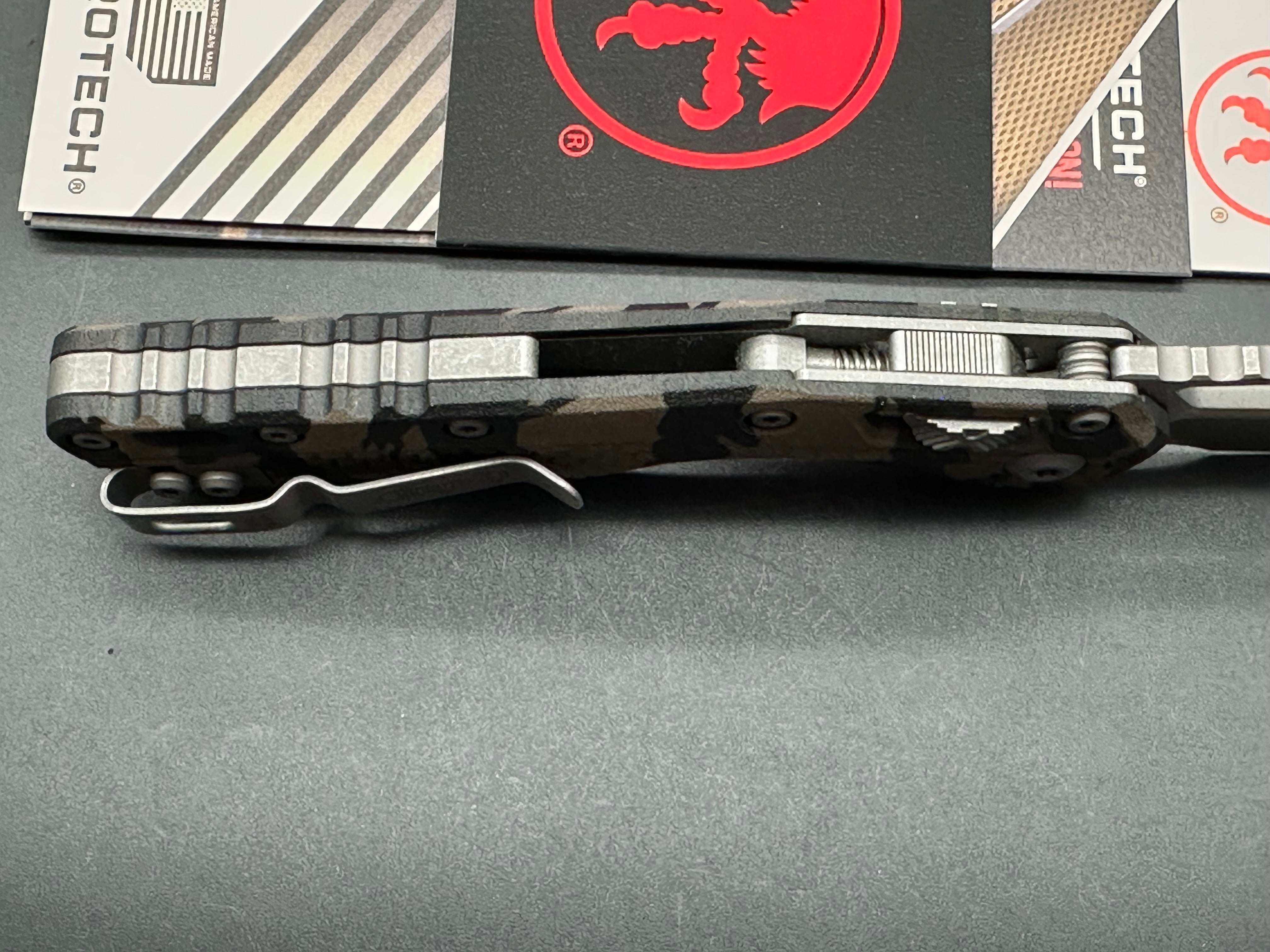 Microtech MSI RAM-LOK Folding Knife Apocalyptic/Tiger Camo