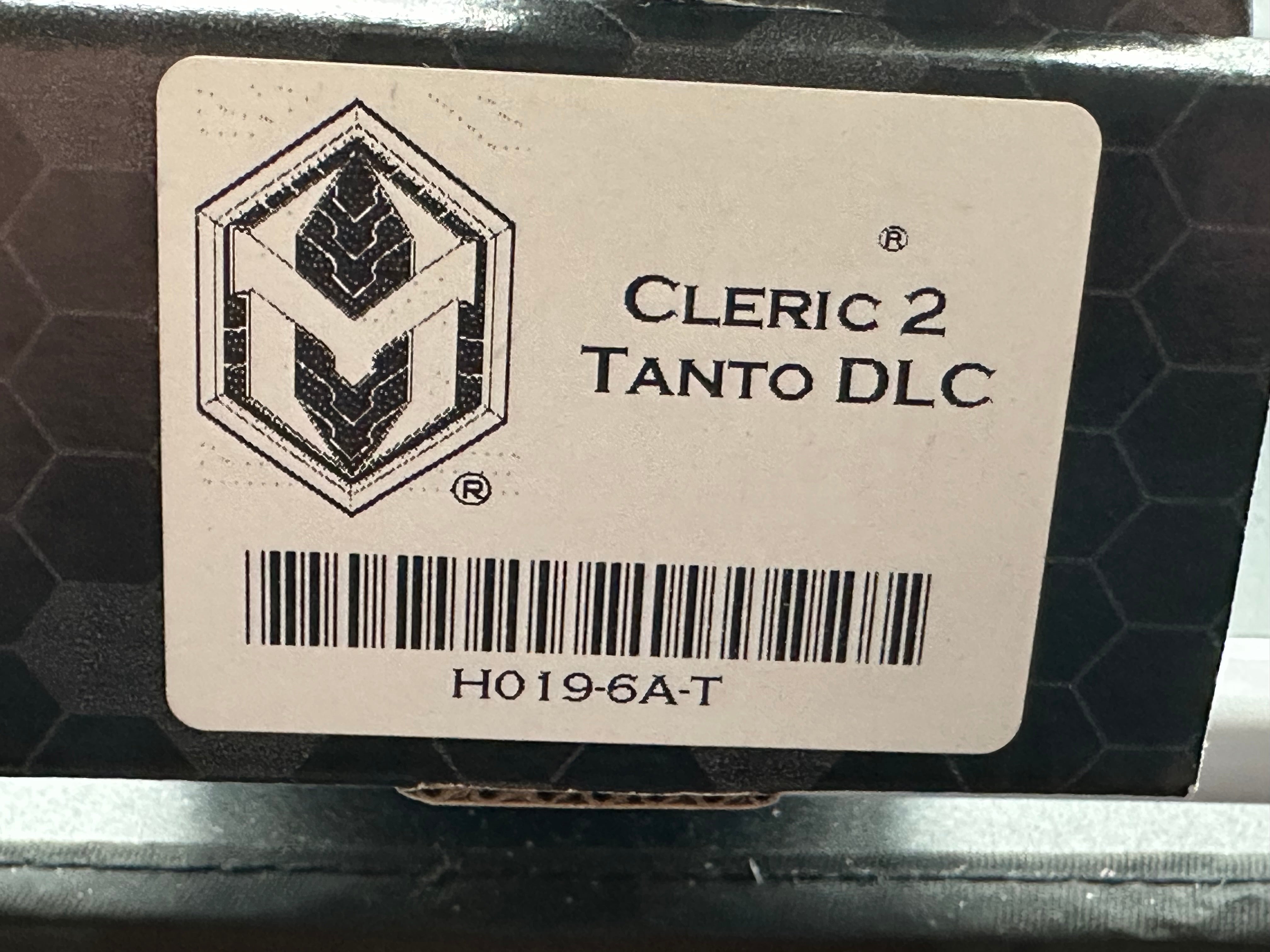 Heretic Knives Manticore X Tanto OTF Black (3.75" Stonewash) MagnaCut