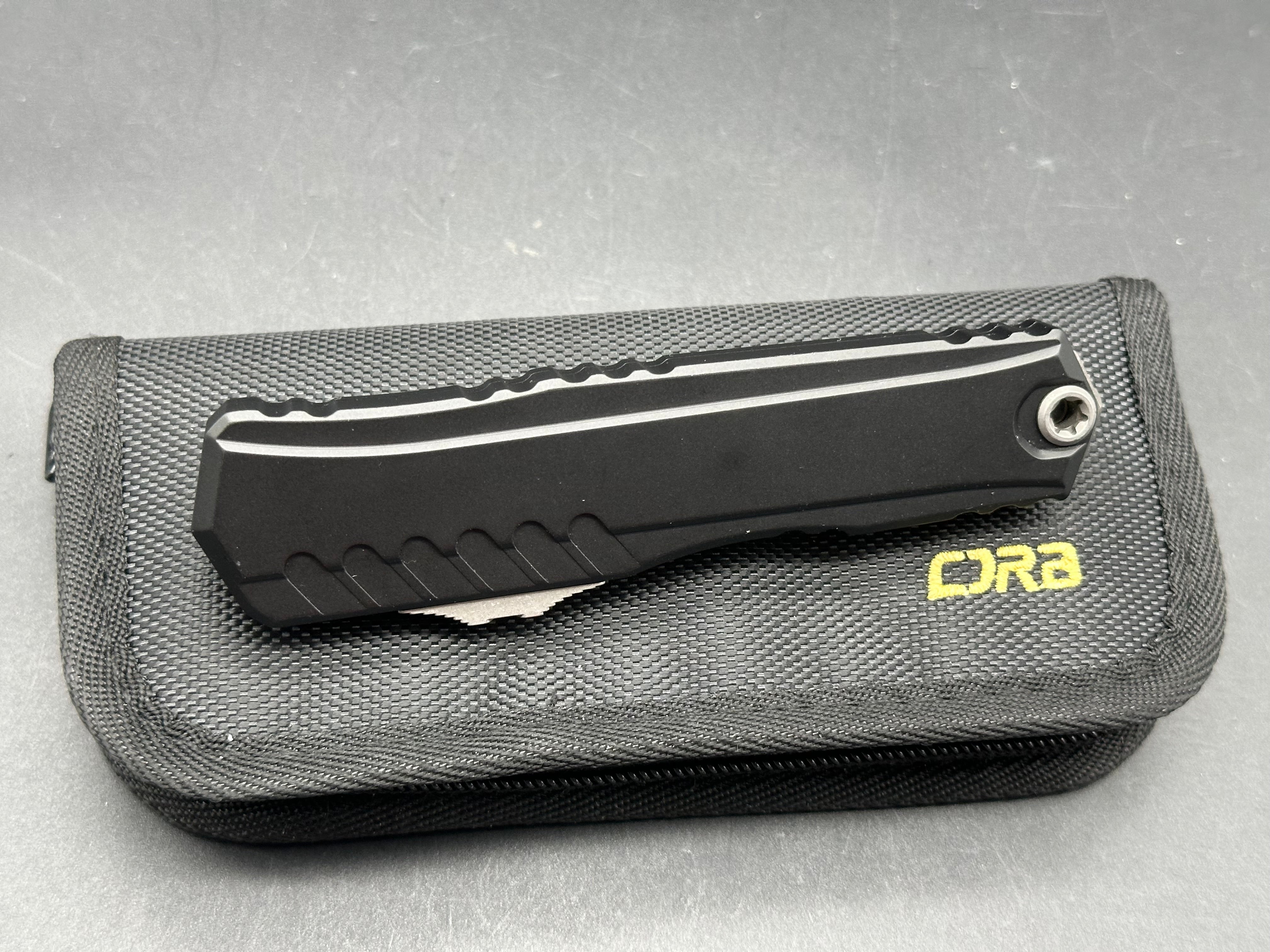 Microtech Cypher II S/E OTF Automatic Knife Black