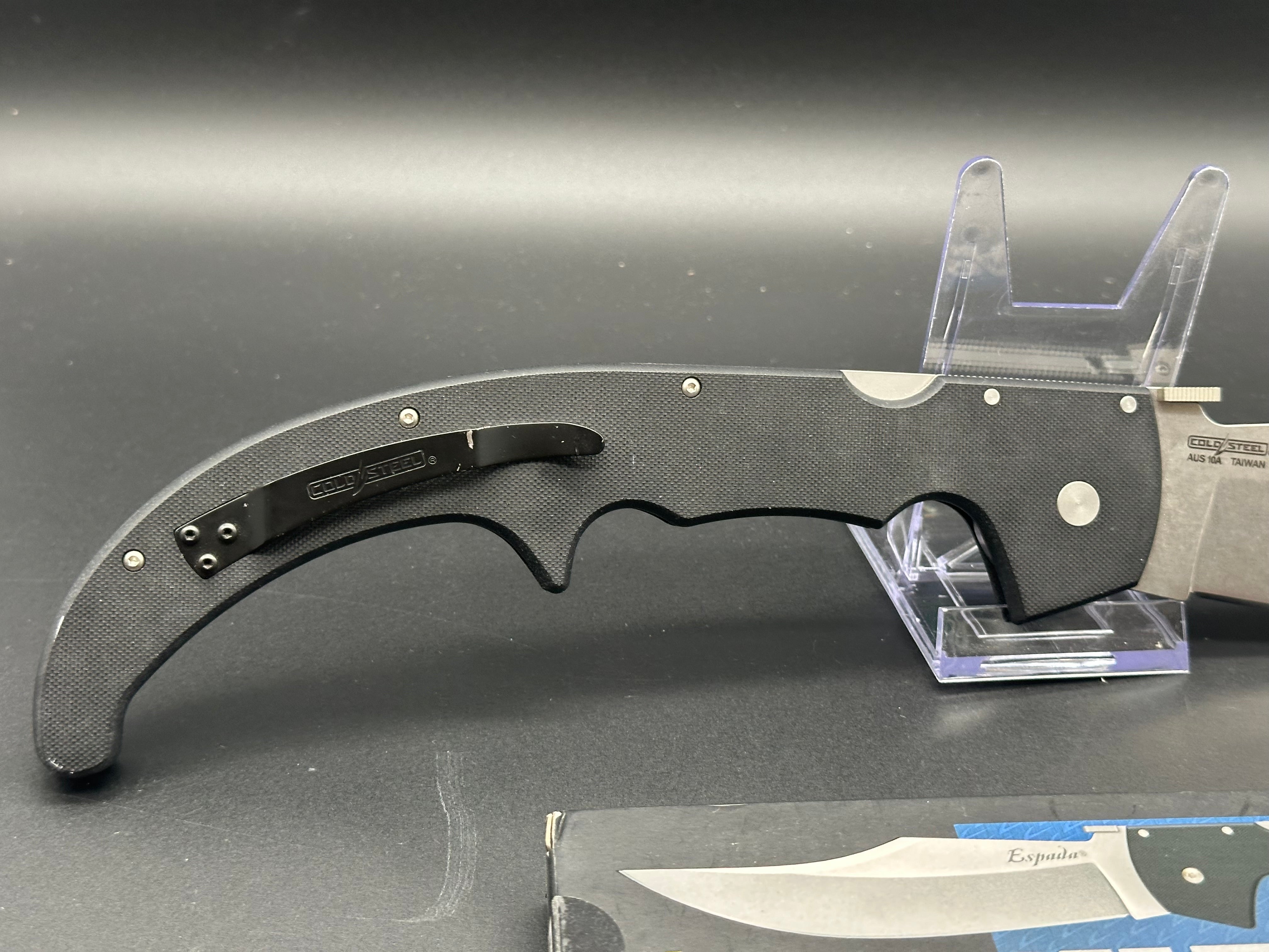 Cold Steel Espada Extra Large Lockback Knife G-10 (7.5" Stonewash)