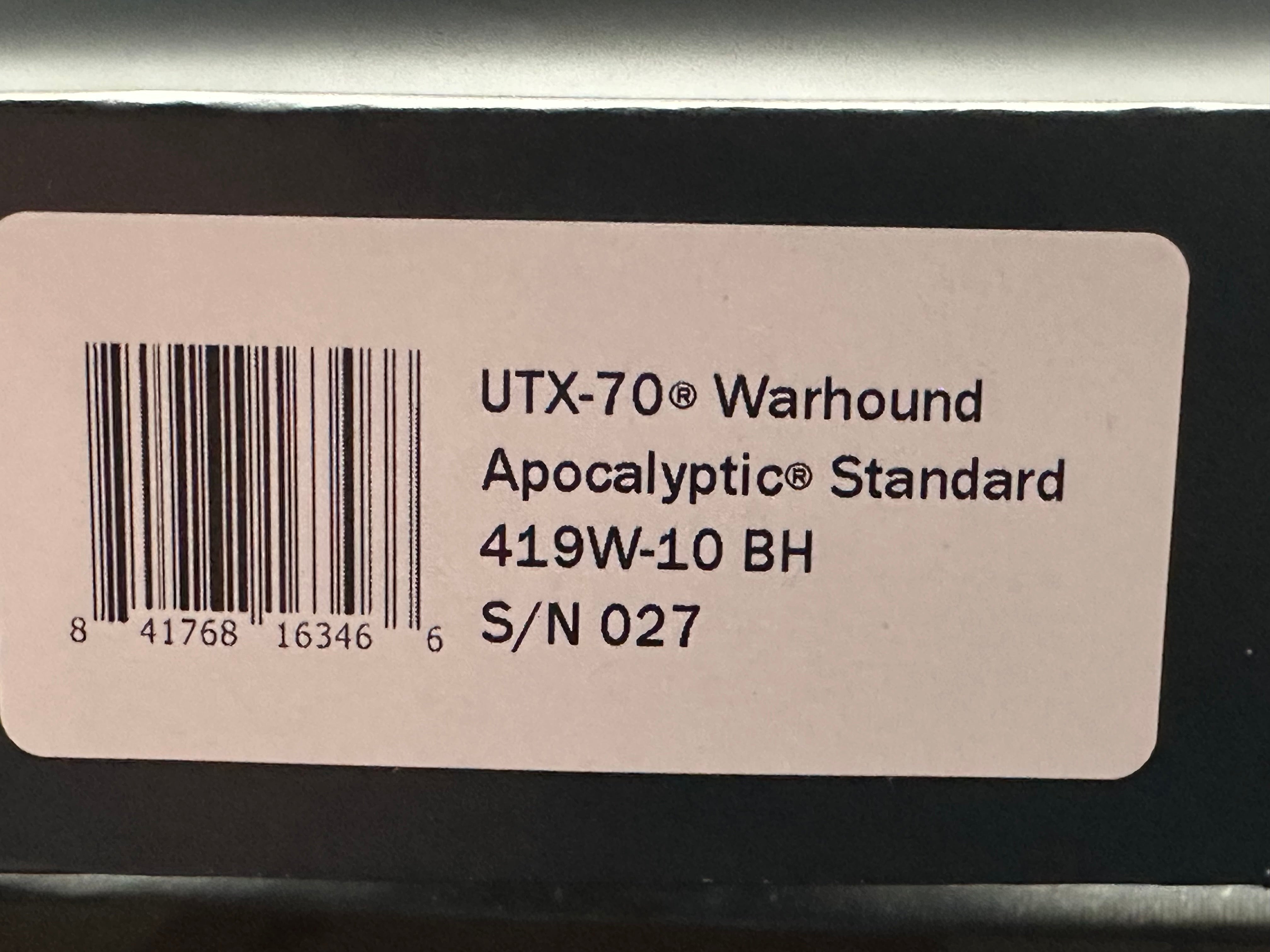 Microtech UTX-70 Warhound OTF Knife Green Bounty Hunter (2.4" Apocalyptic)