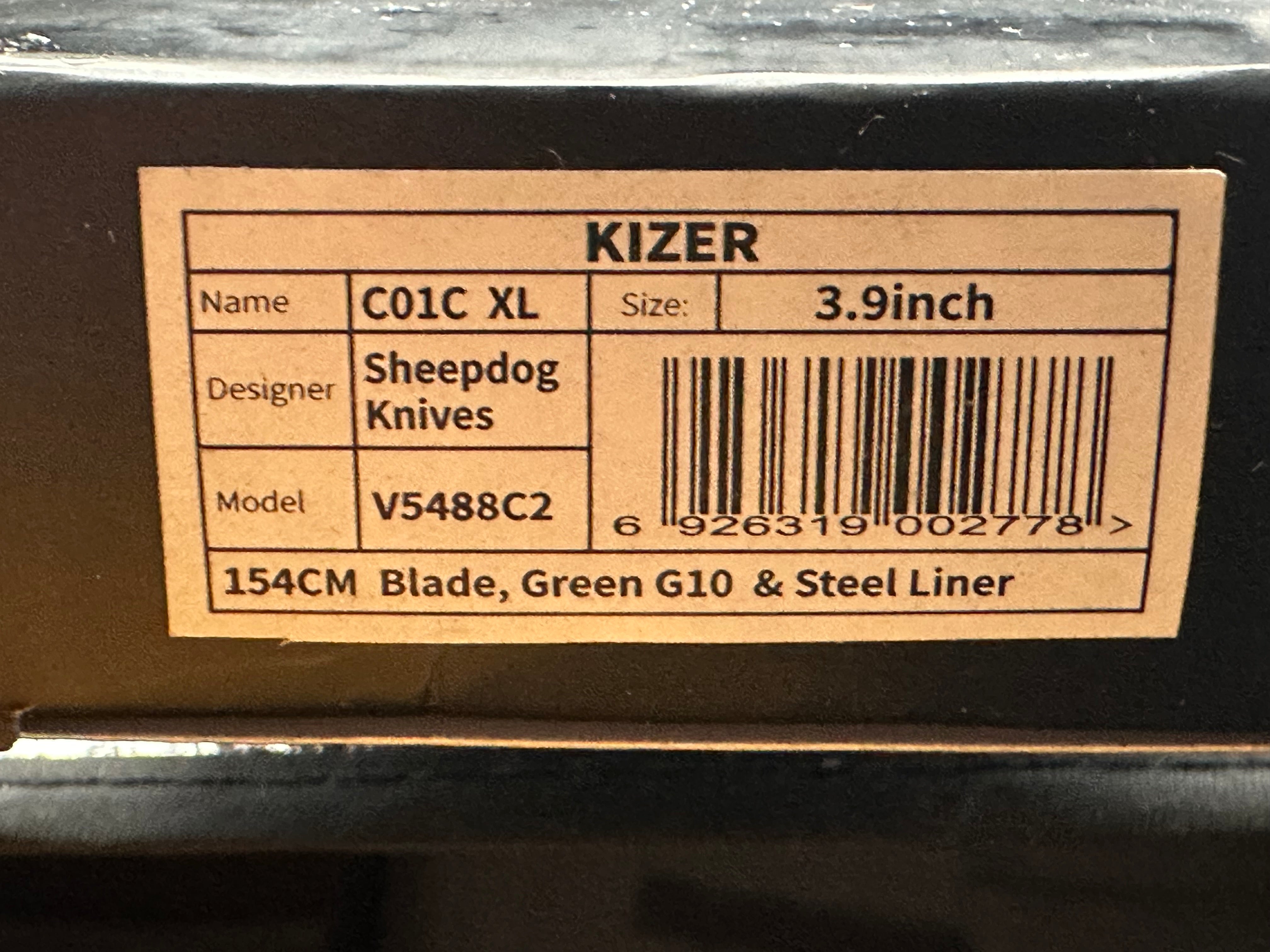 Kizer Vanguard Sheepdog XL green G10