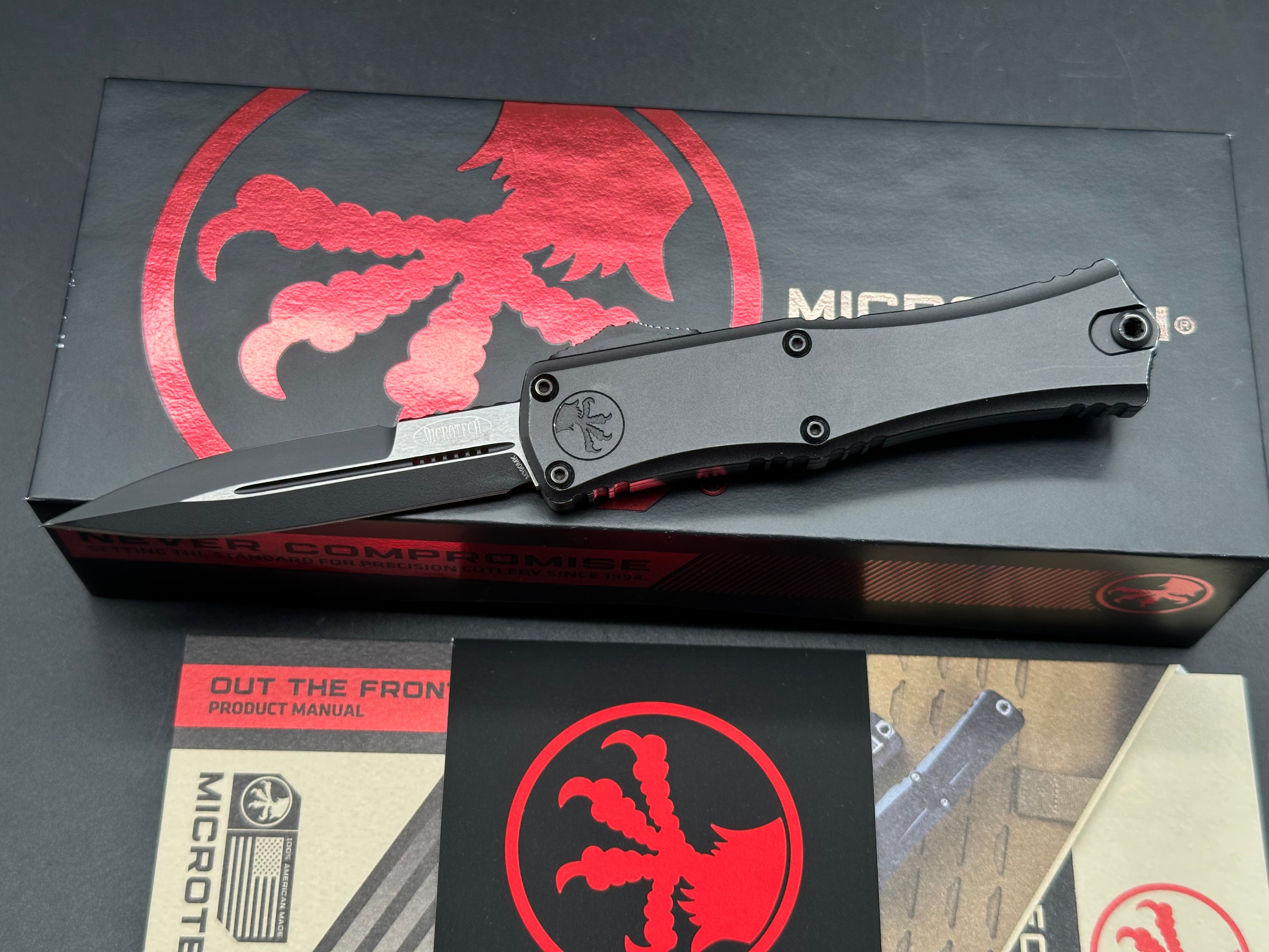 Microtech Hera II Mini Bayonet OTF Automatic Knife Black