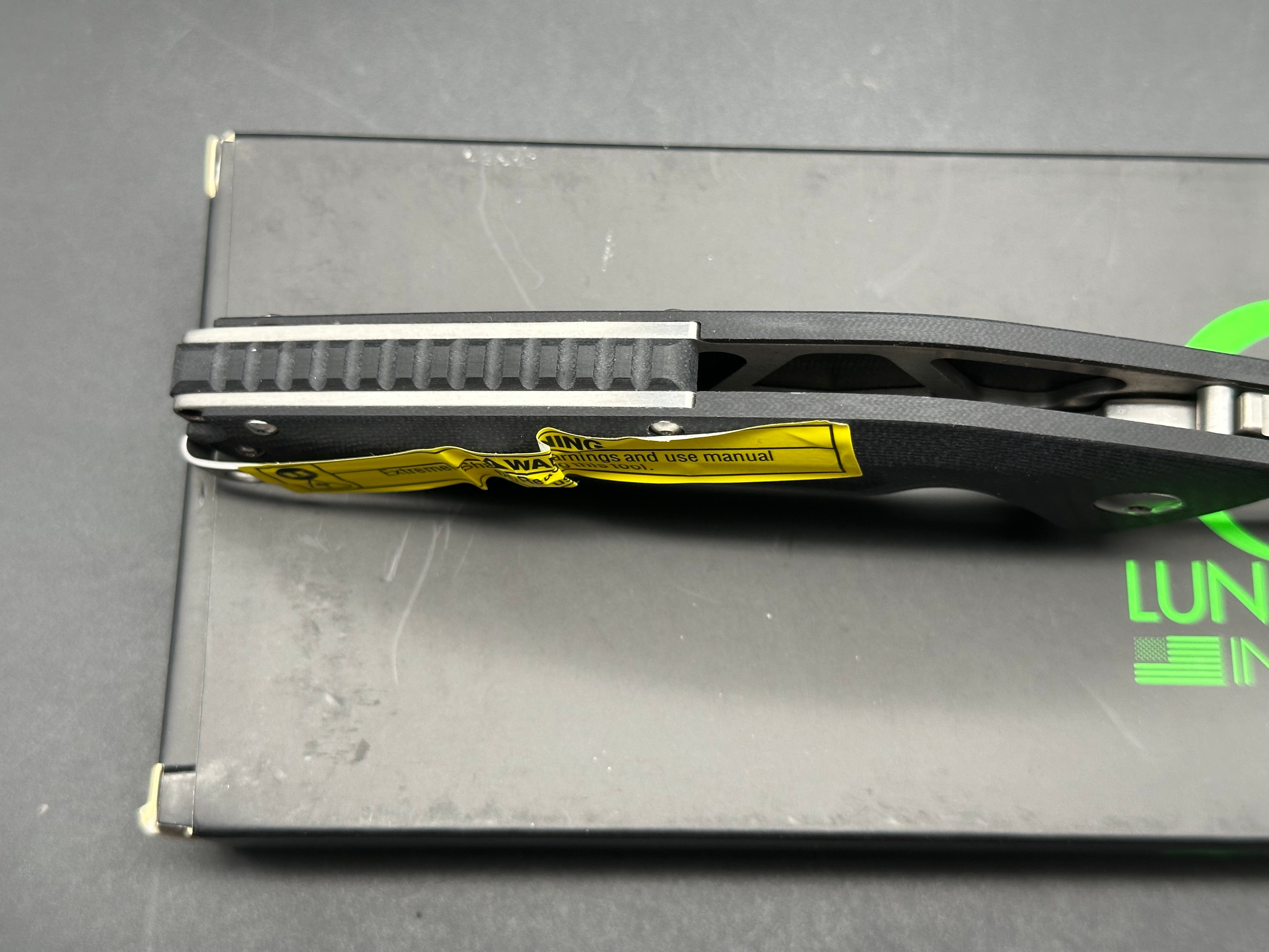 Luna Tech 3.6" BROUS FOLDING KNIFE G10 scale and D2 blade