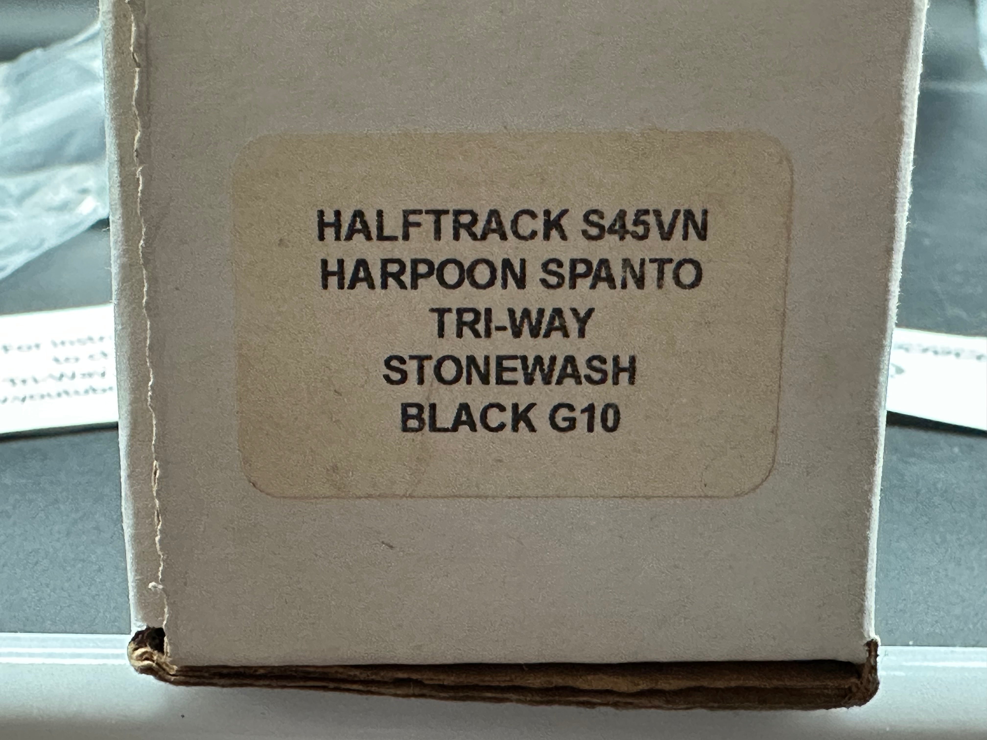 HALFTRACK – S45VN HARPOON SPANTO TRI-WAY STONEWASH