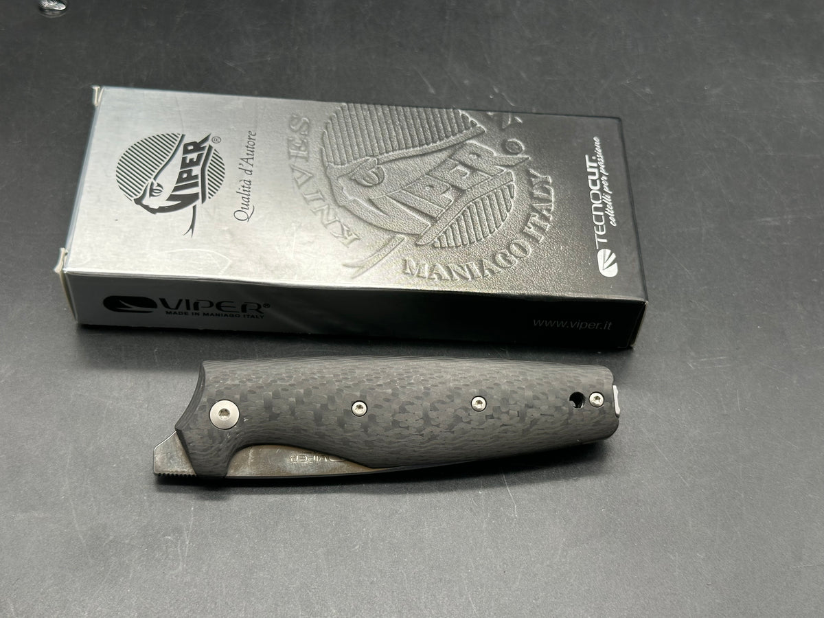 Viper Dan 2 Slip Joint Carbon Fiber handle w/N690 blade