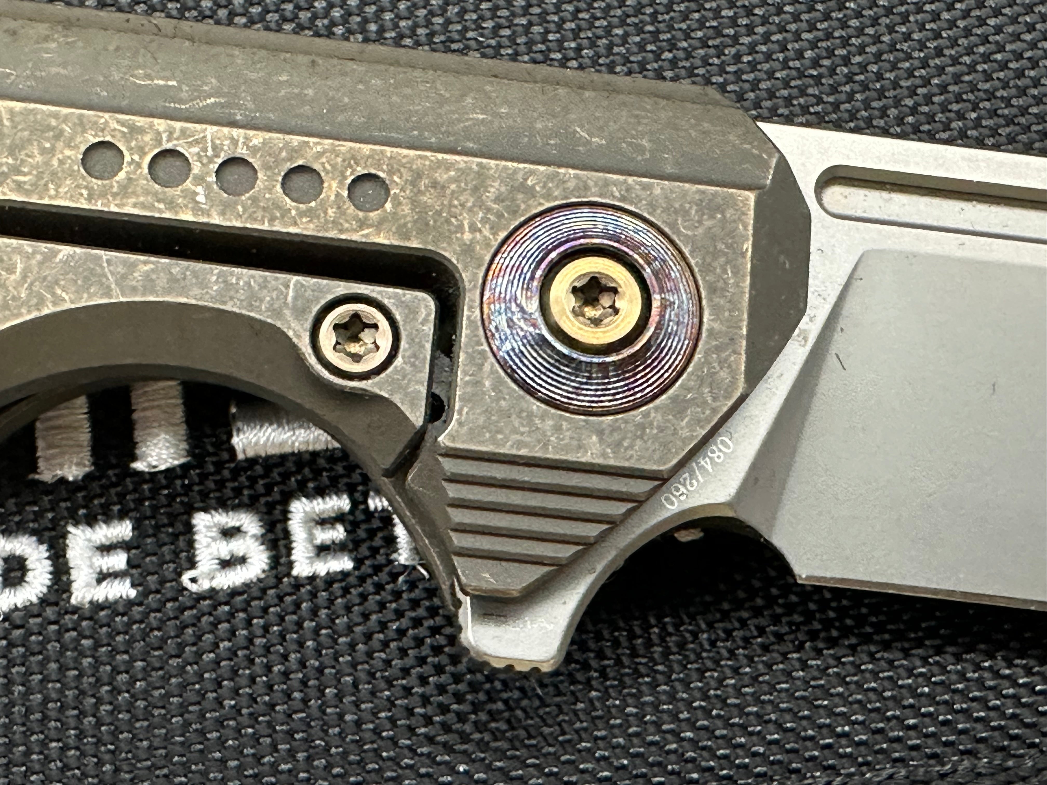 WE KNIFE Reiver Flipper Knife Titanium Handle (3.97" CPM S35VN Blade)