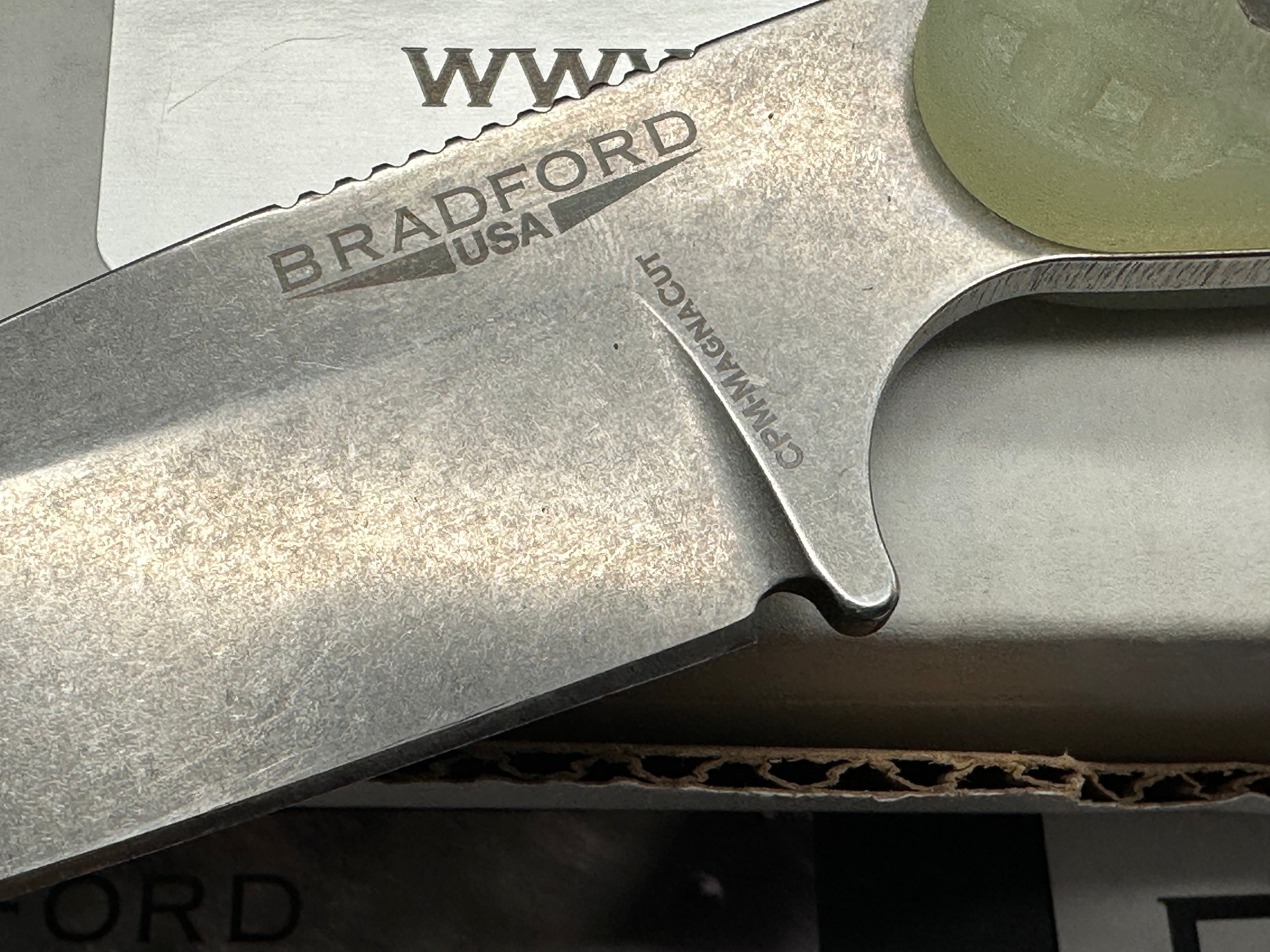 Bradford Guardian 3.5 Magnacut ghost JADE G-10