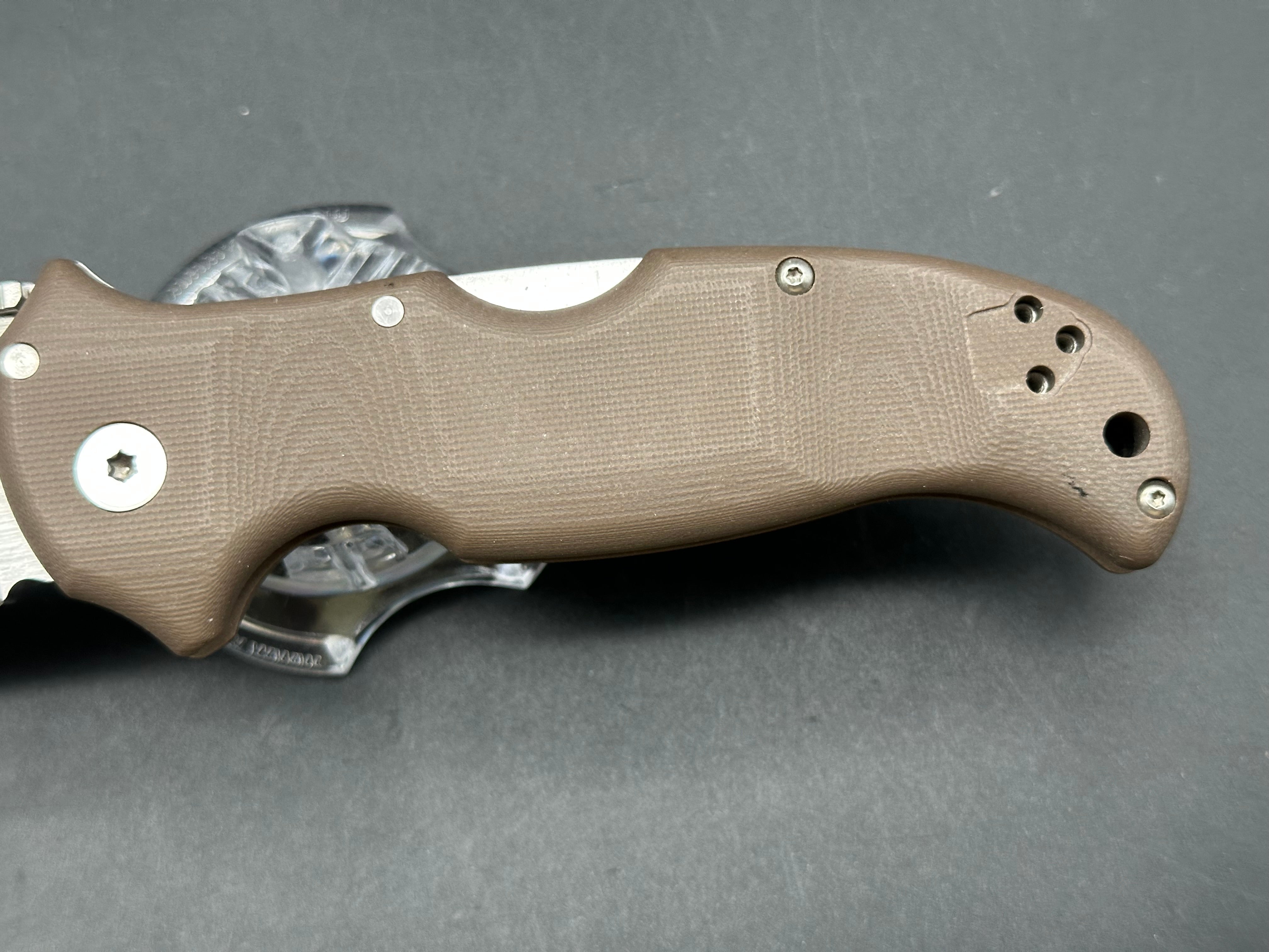 Cold Steel Bush Ranger Tri-Ad Lock Knife FDE G-10 (3.5" Satin S35VN)