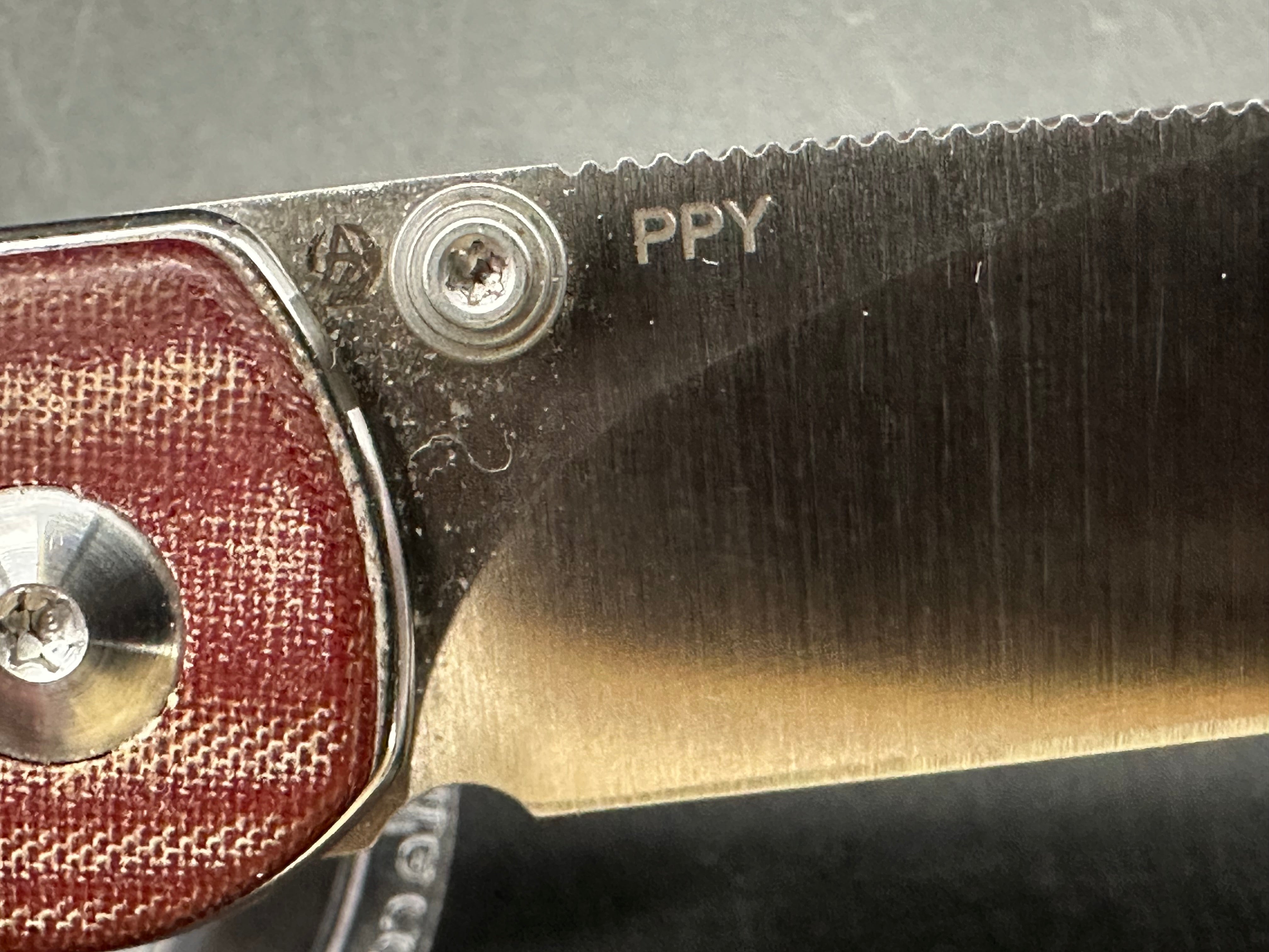 KIZER CUTLERY PPY LINERLOCK BLACK/RED MICARTA FOLDING 154CM POCKET KNIFE