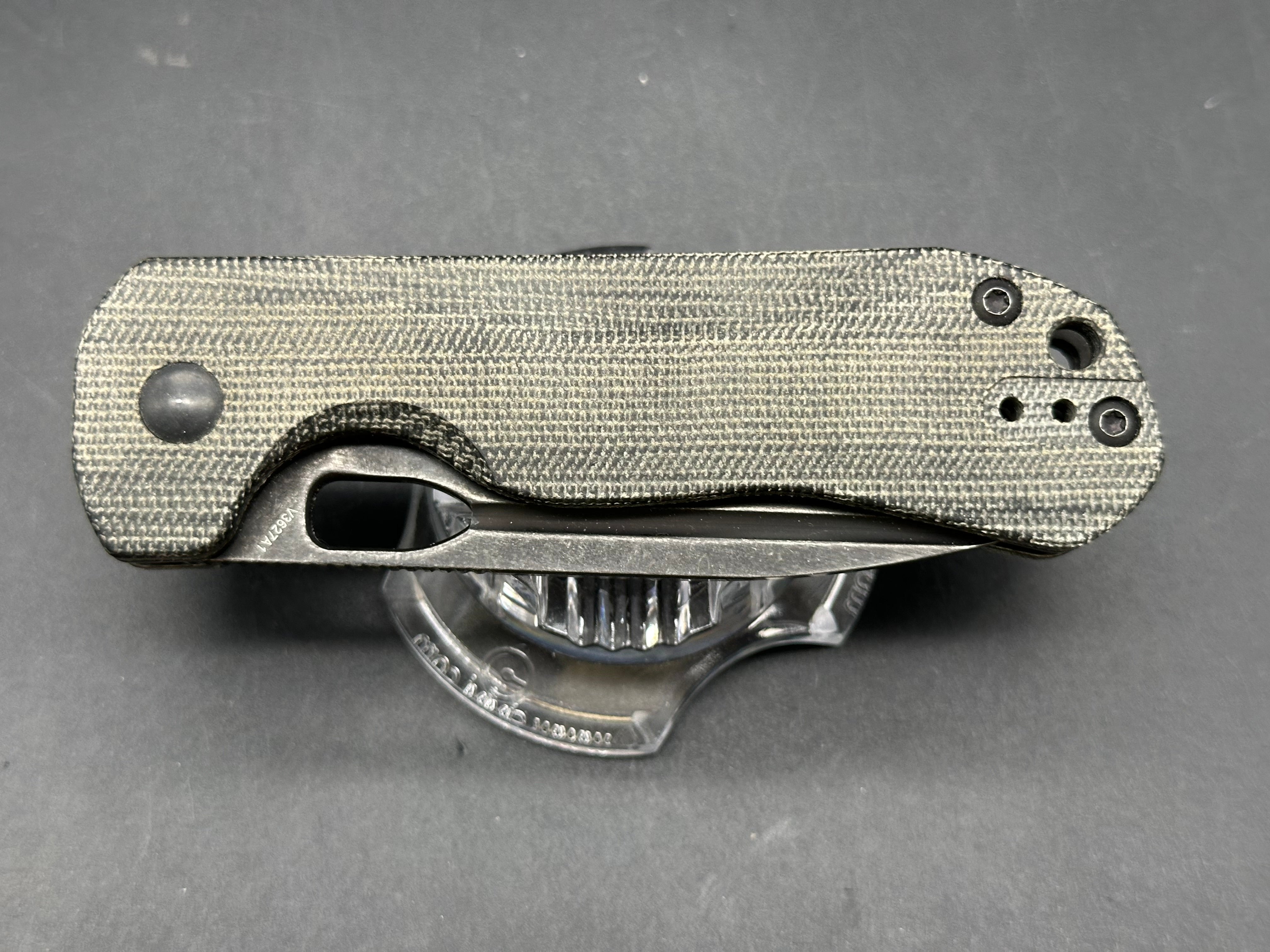 Kizer Bugai Liner Lock Knife Black Micarta (3.11" Black)