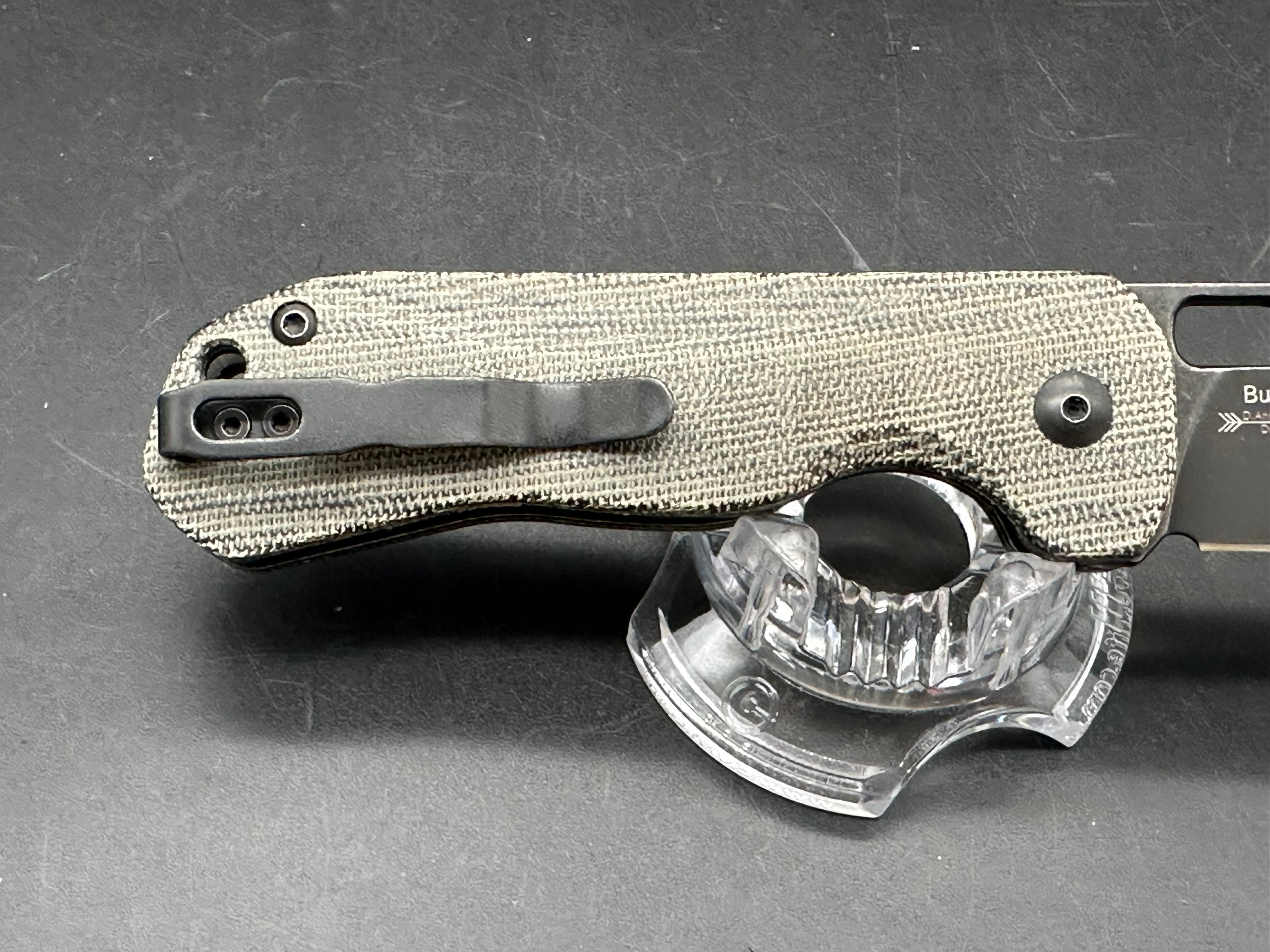 Kizer Bugai Liner Lock Knife Black Micarta (3.11" Black)