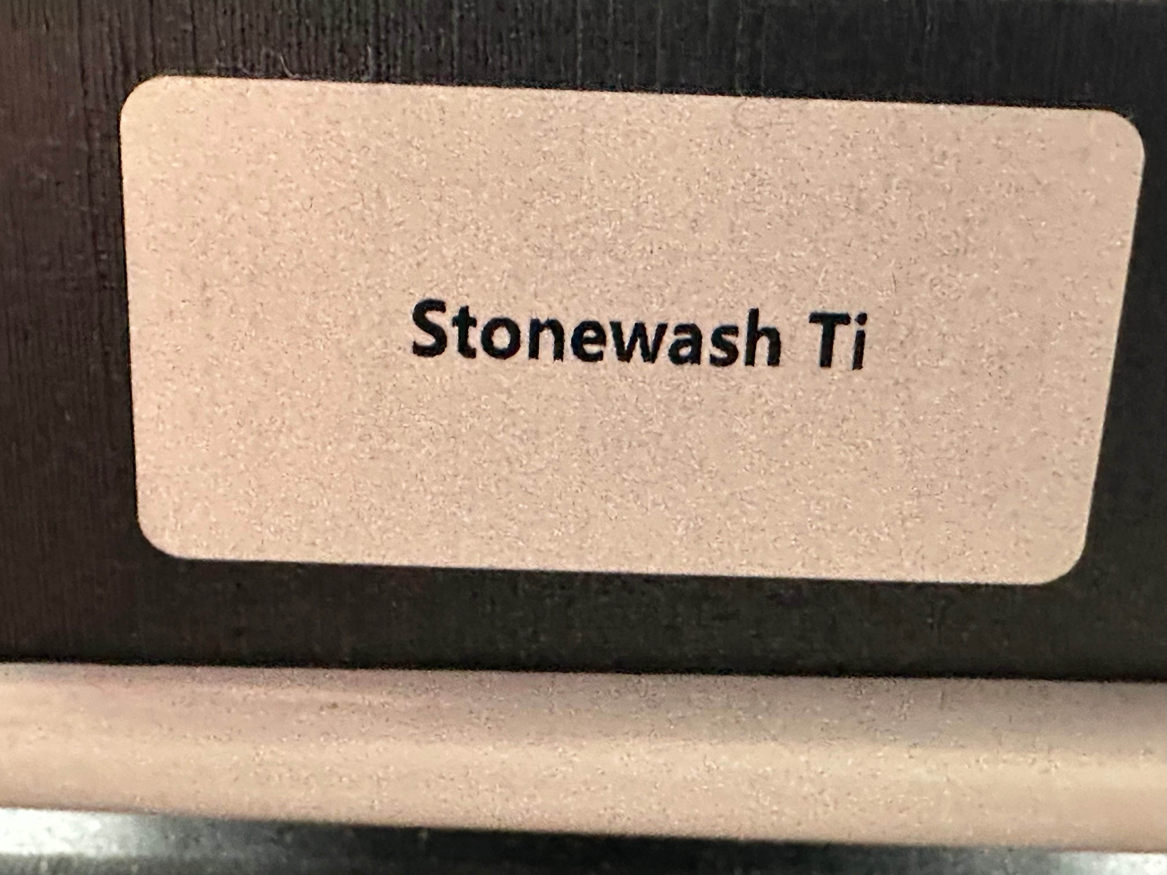 Bridgeport Bodey LL (NEW), 3.3" 14C28N Stonewash Blade with Stonewash Titanium Handle