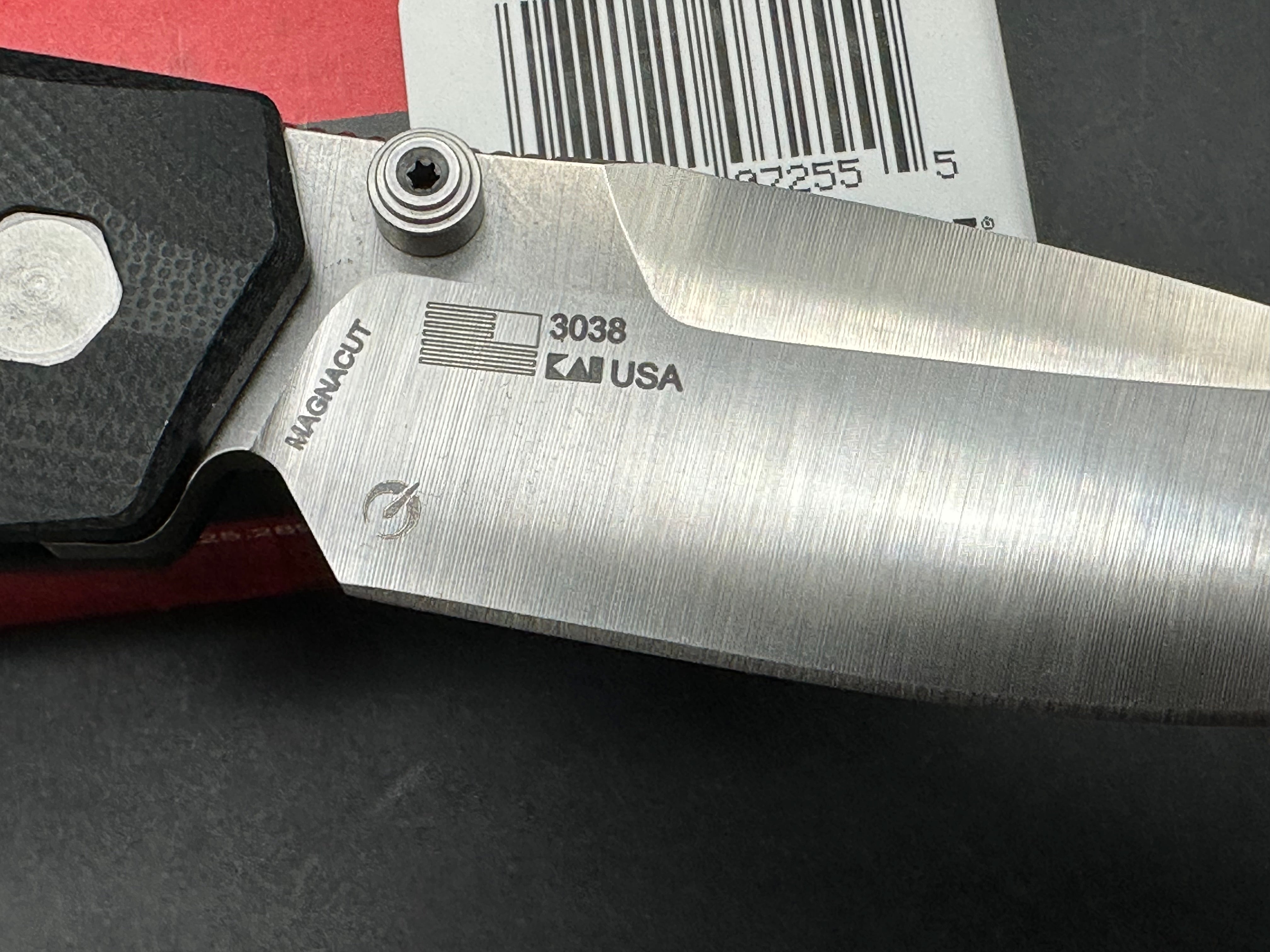 Kershaw Iridium Button Lock Knife Black G-10 (3.5" Satin/SW MagnaCut)