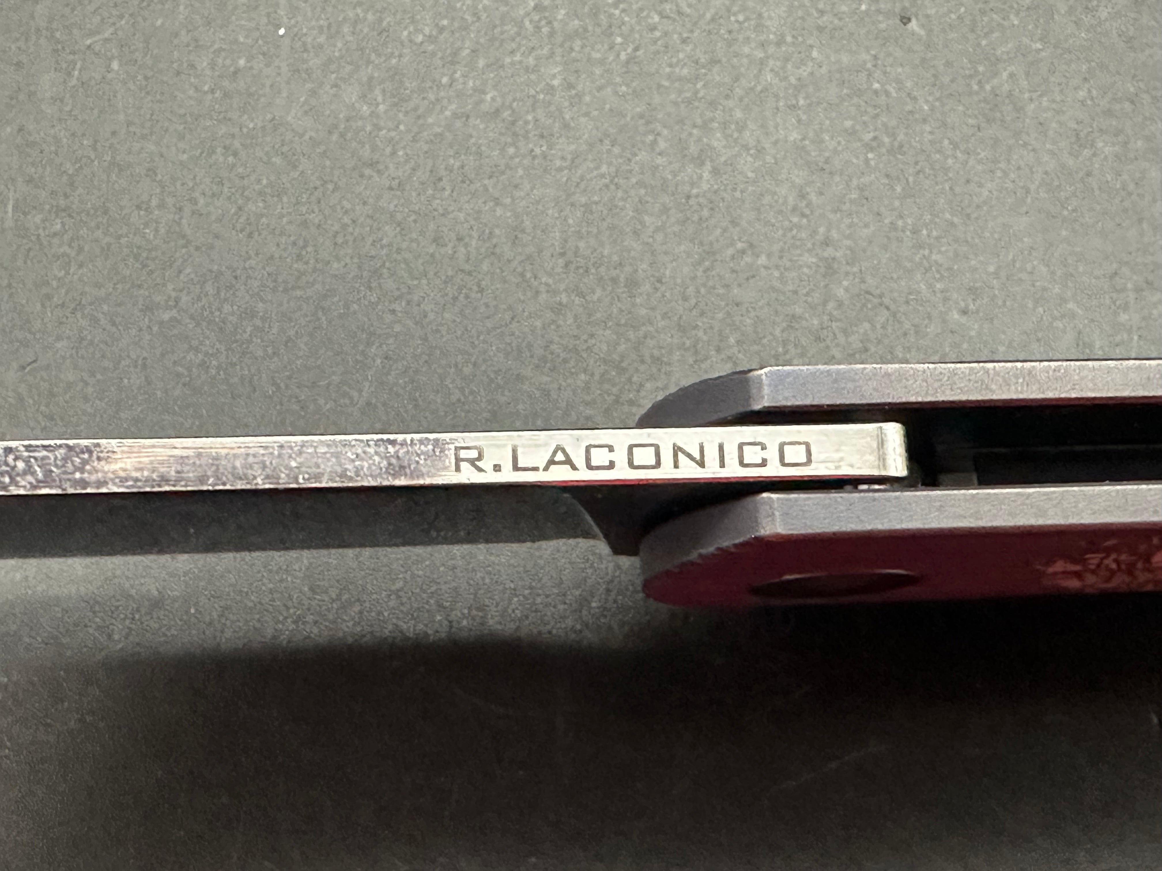 Monterey Bay Laconico knife XLC titanium integral handle w/M390 3.75 blade