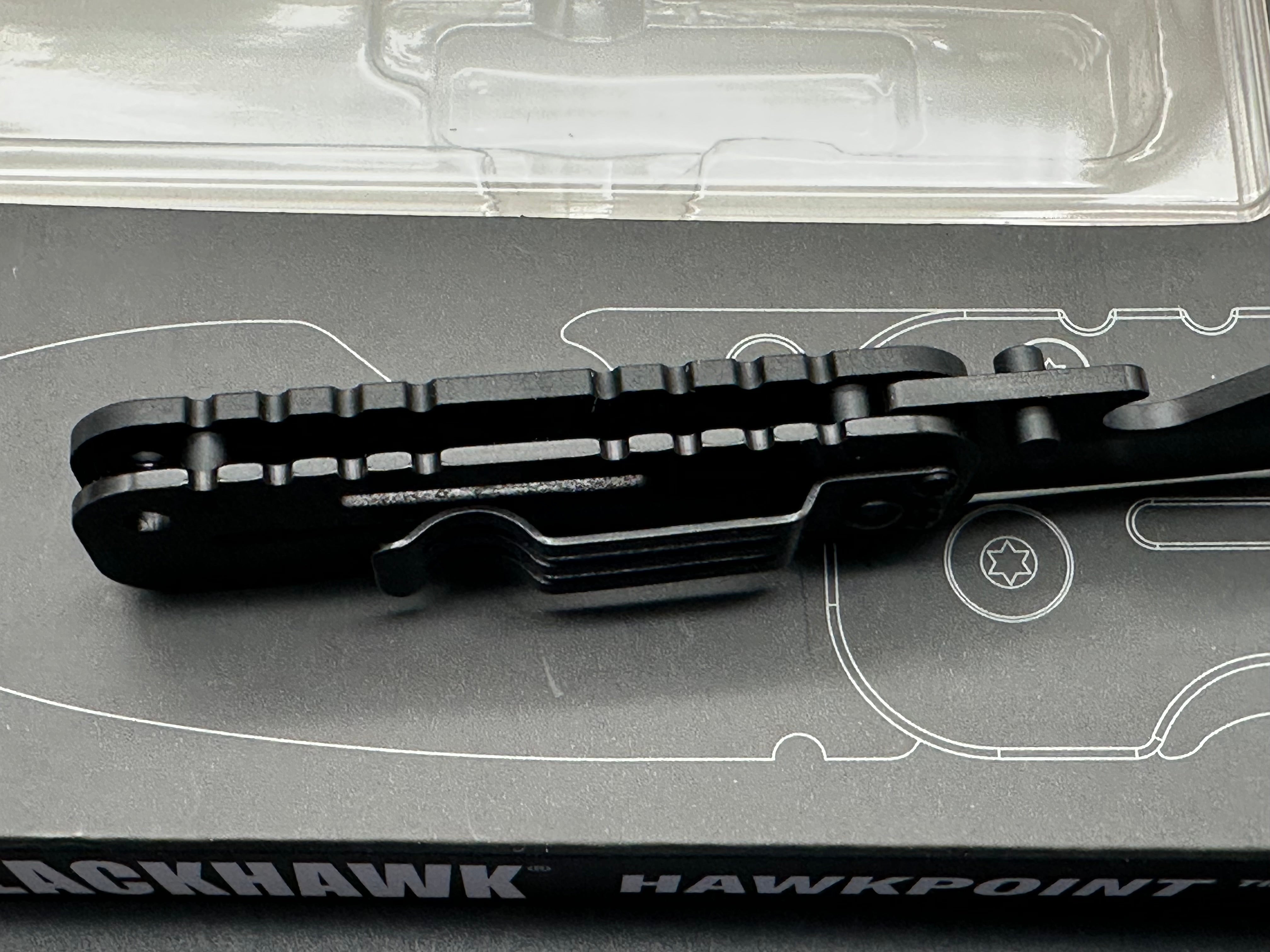 Blackhawk Hawkpoint Compact Frame Lock Knife Black G-10 (2.5" Black)