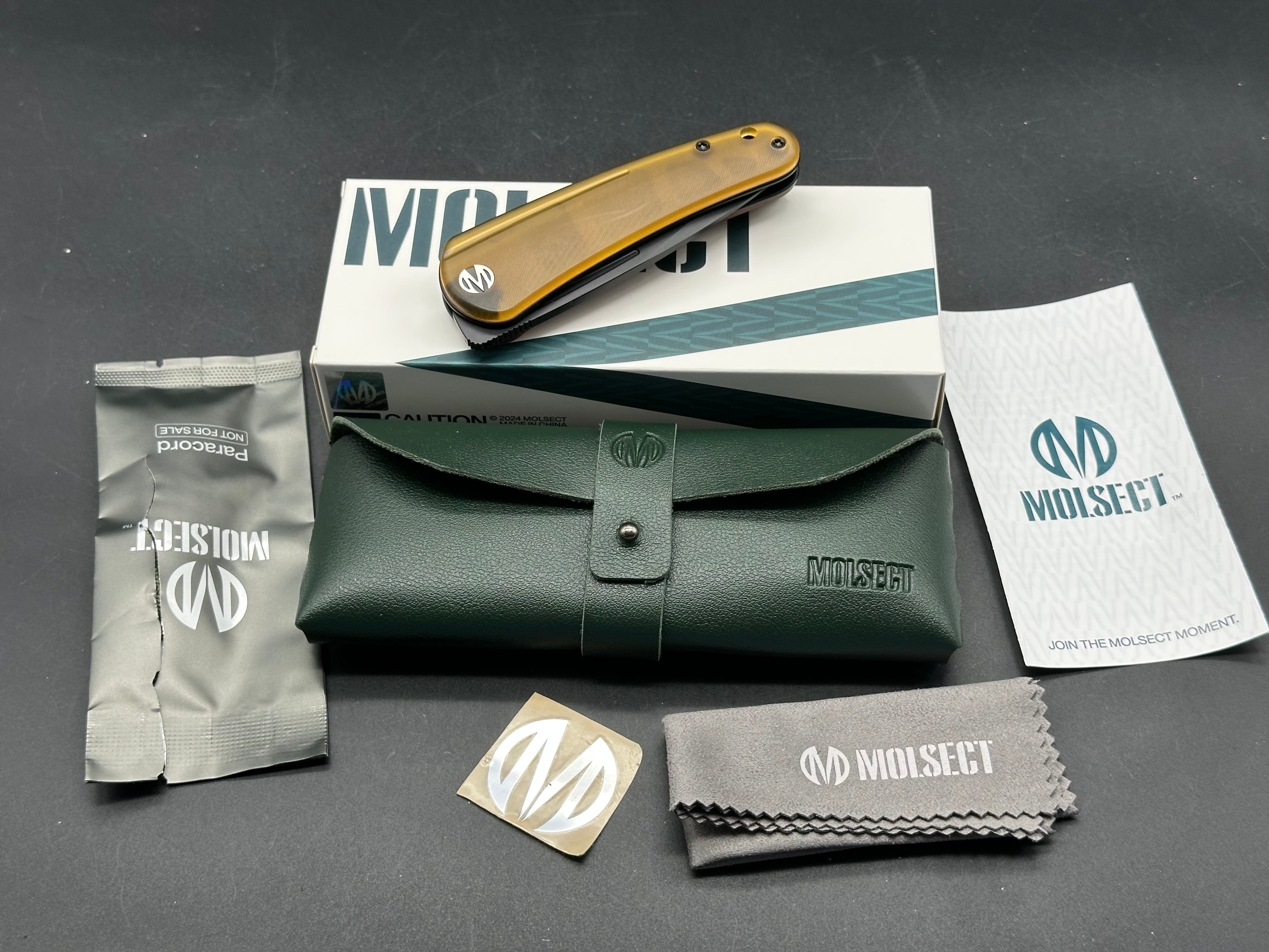 Molsect Orbit Ultem handles 14C28N black blade