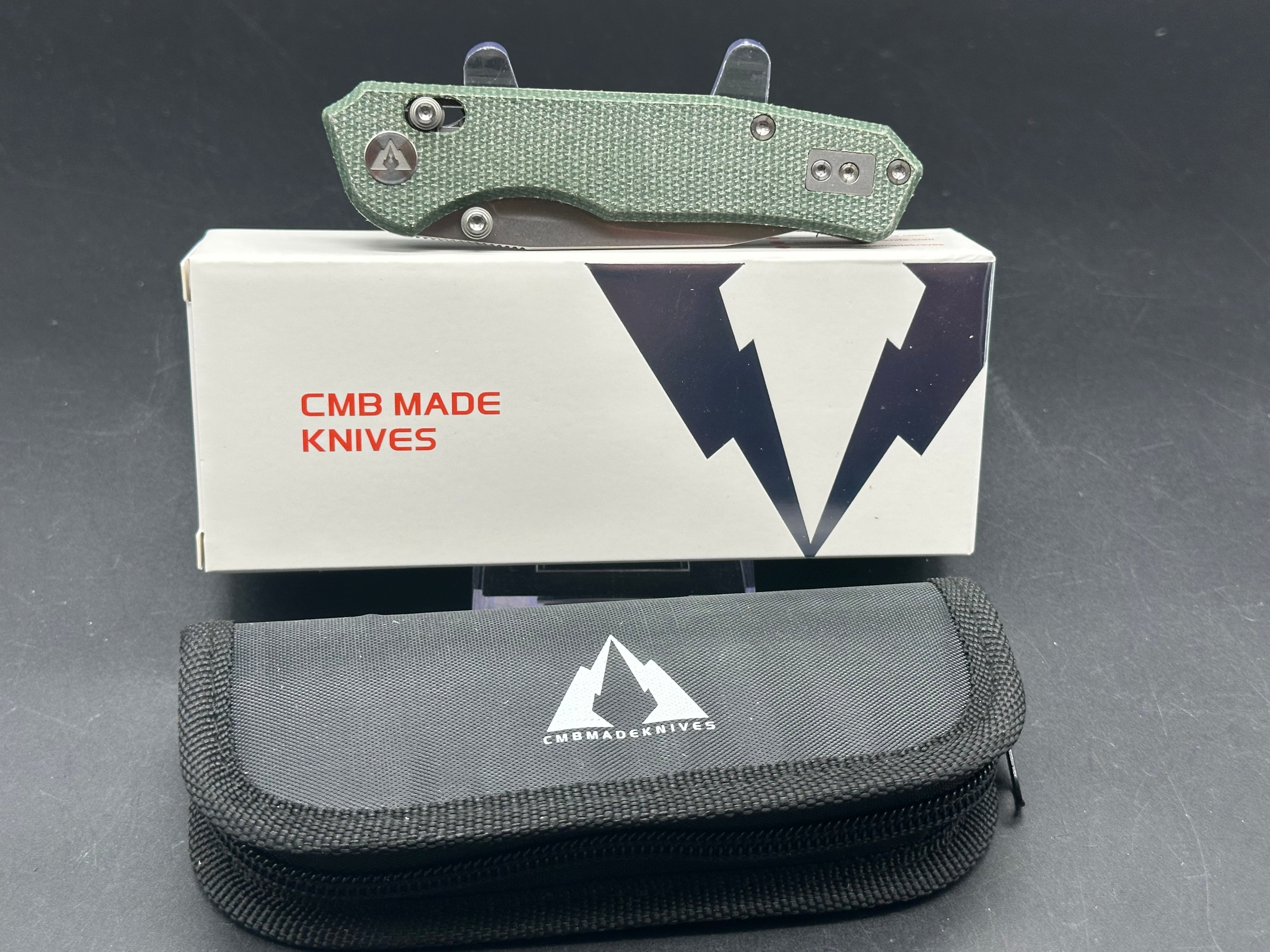 CMB EXPLORER MICARTA HANDLE 14C28N PLAIN EDGE