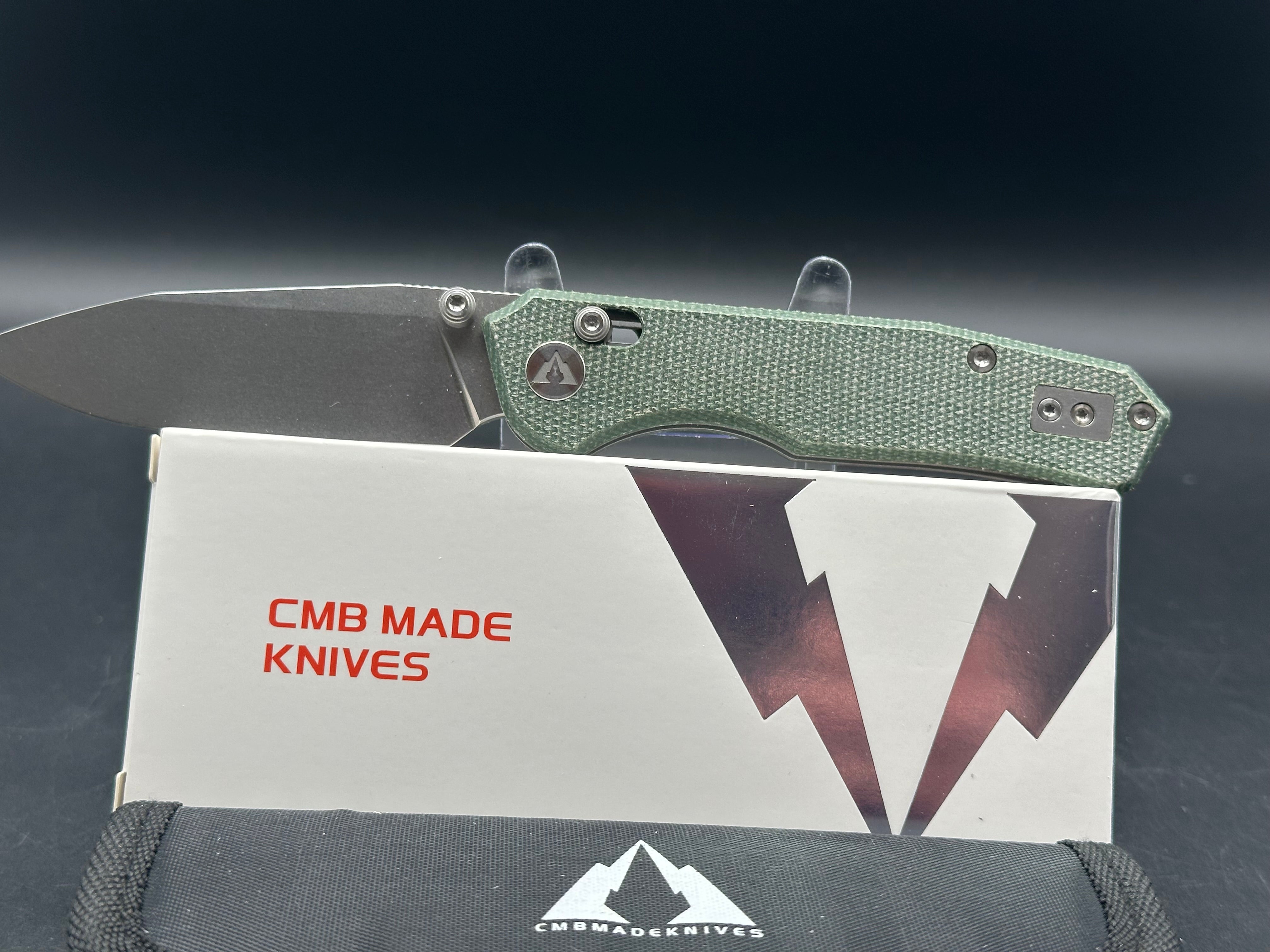 CMB EXPLORER MICARTA HANDLE 14C28N PLAIN EDGE
