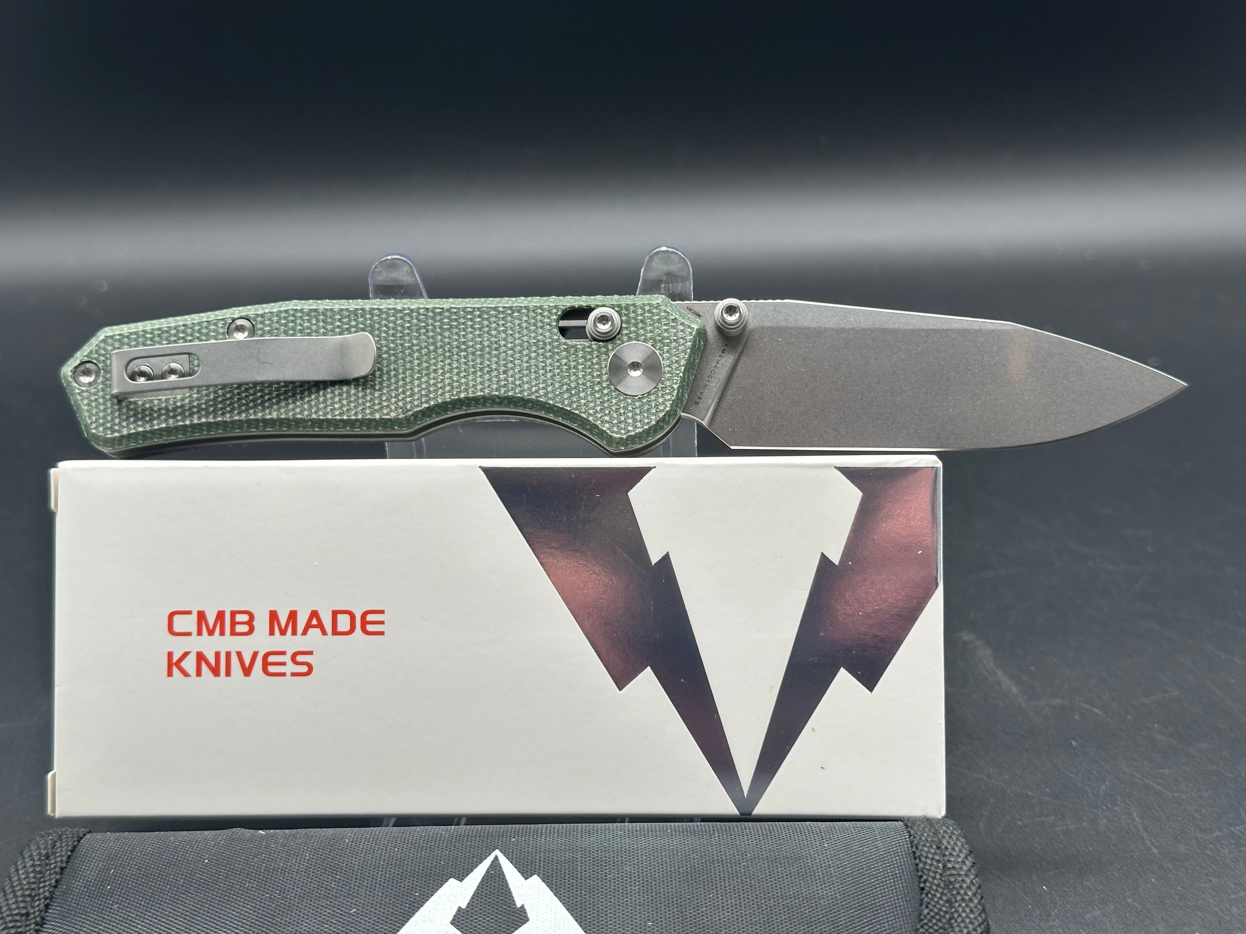 CMB EXPLORER MICARTA HANDLE 14C28N PLAIN EDGE