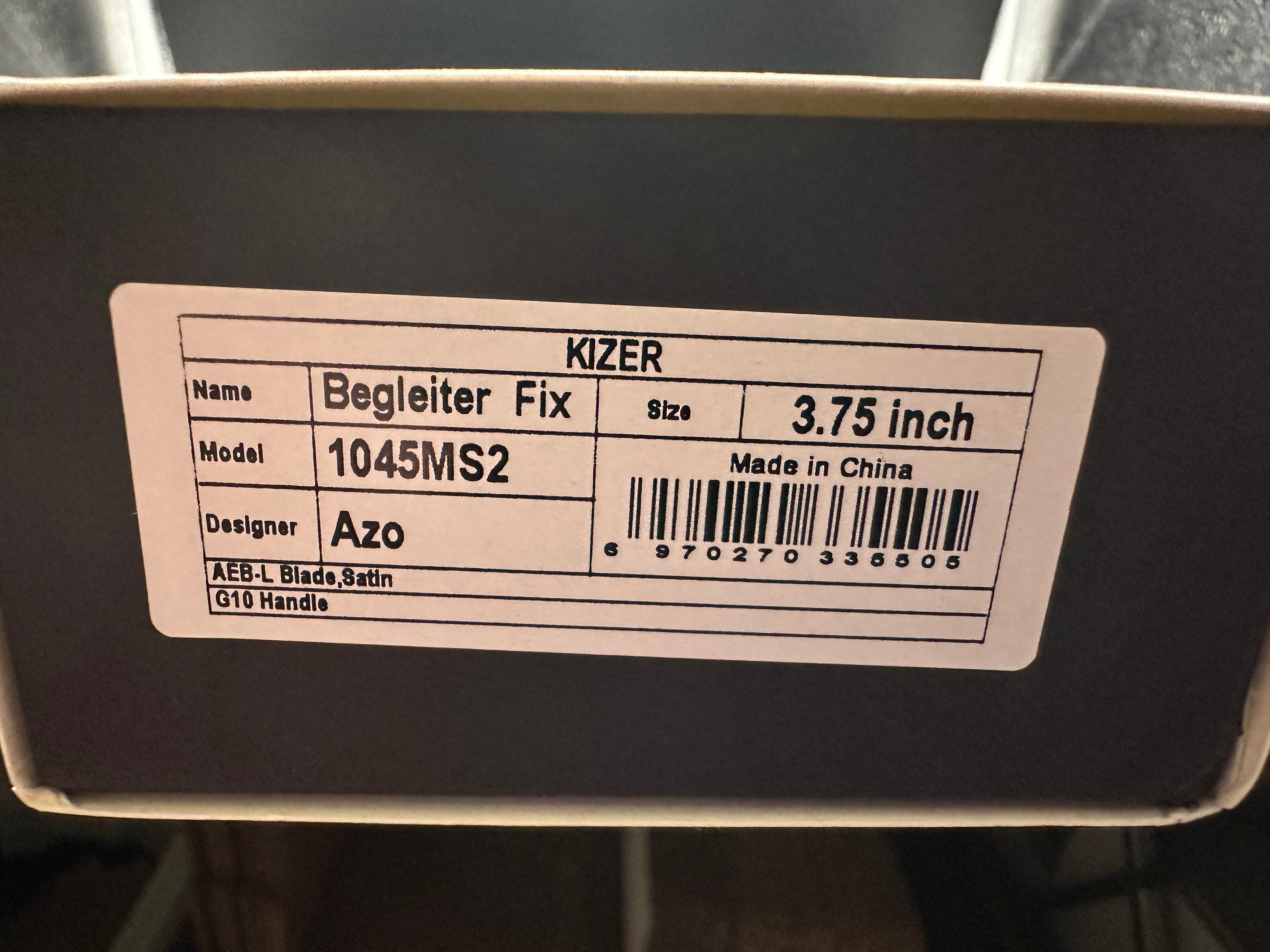 KIZER BEGLEITER FIX | AEB-L | G10 |