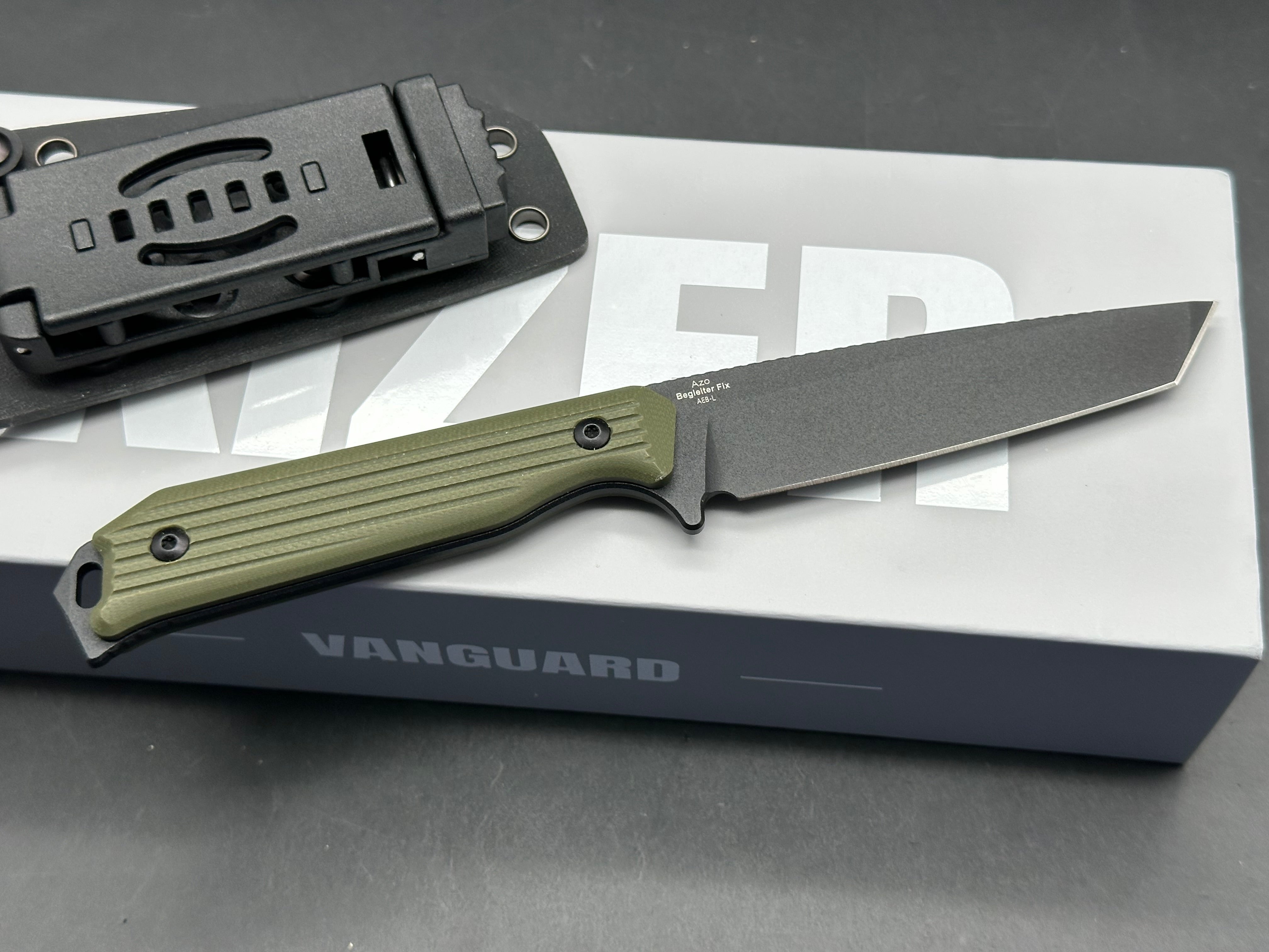 BEGLEITER FIX BLACK AEB-L BLADE GREEN G10