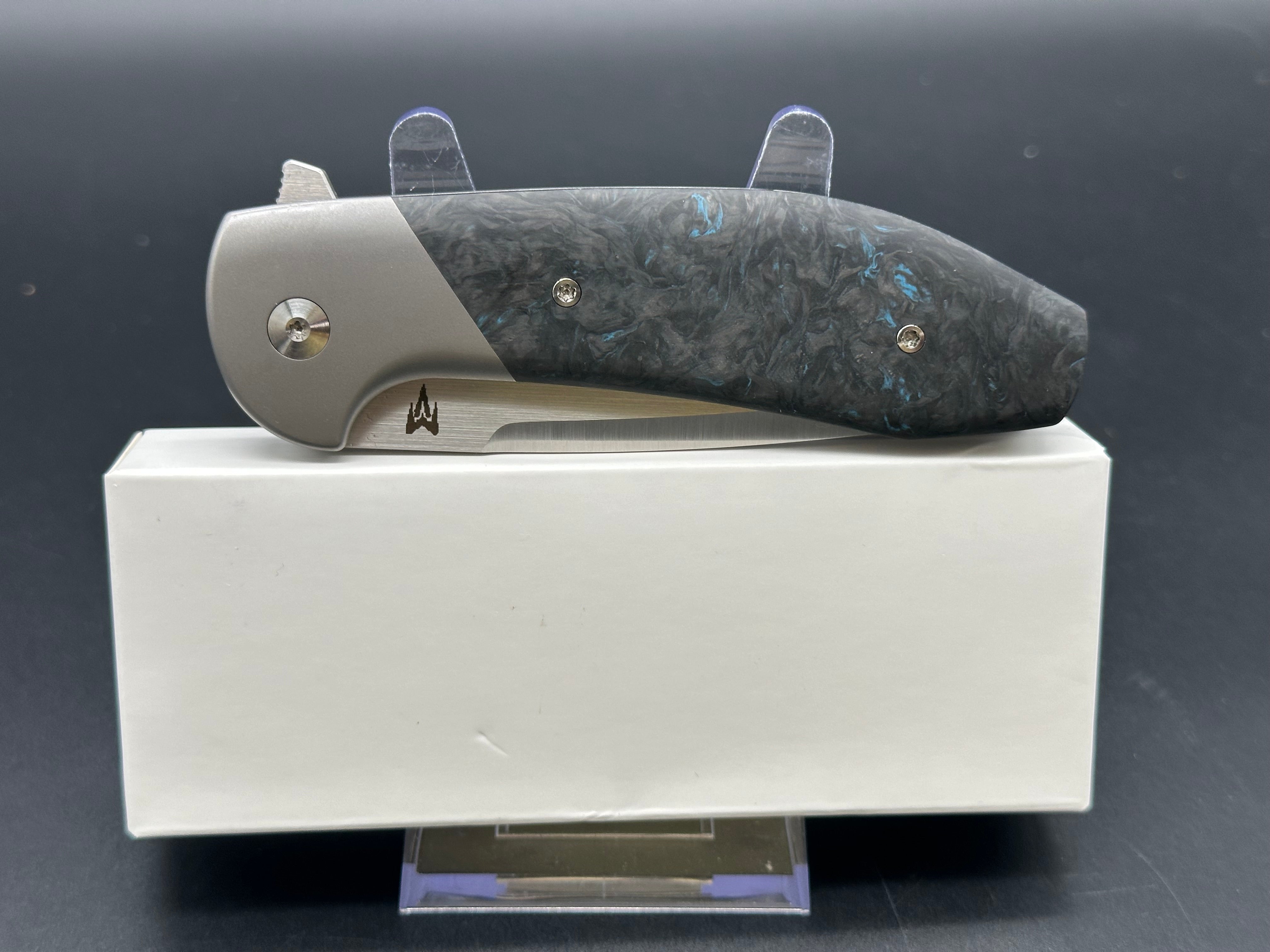 Varga knives VBR titanium/CF handle w/M390 blade