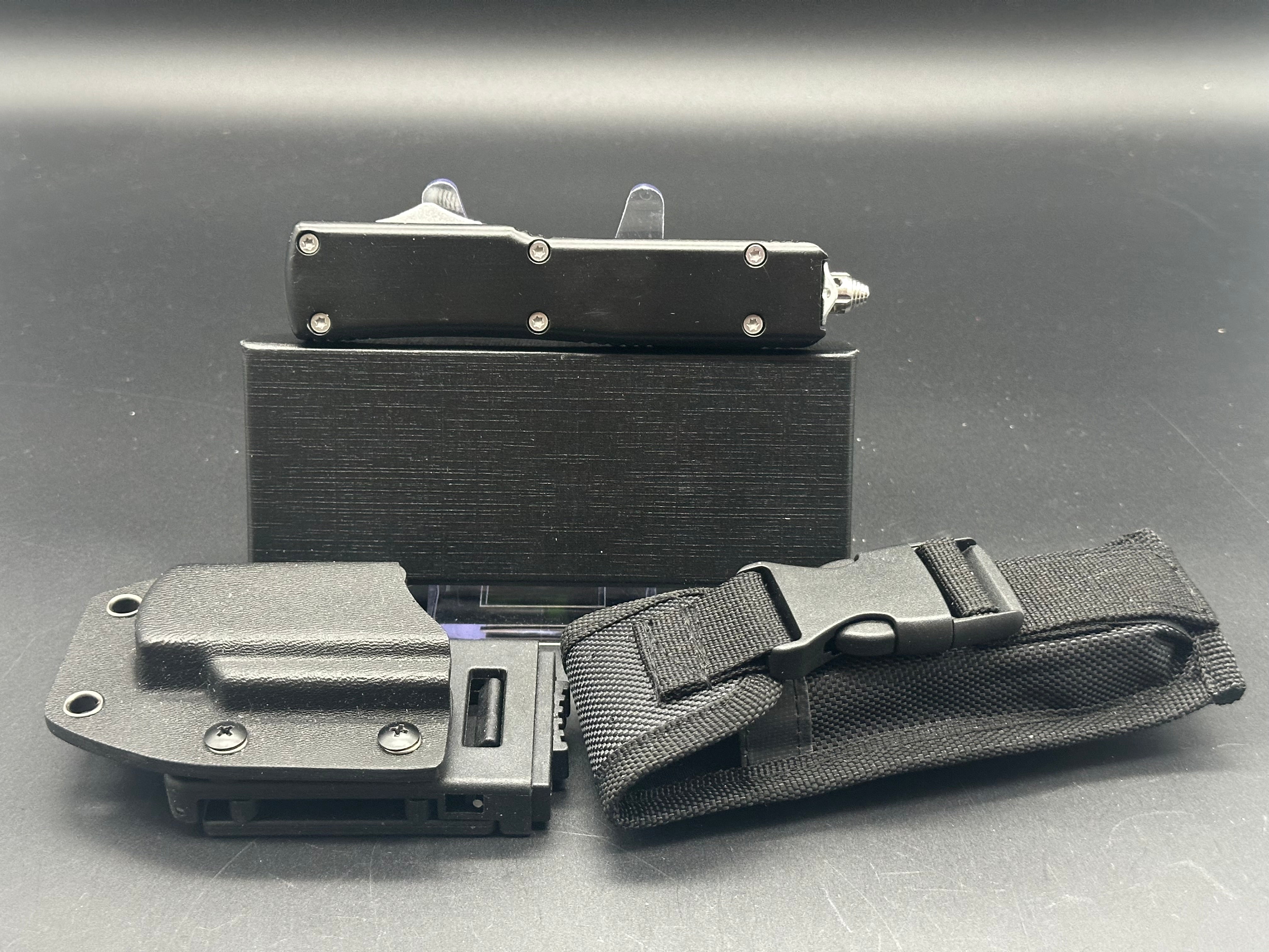 TacKnives MT9TS D/A OTF Hellhound Tanto 440C blade