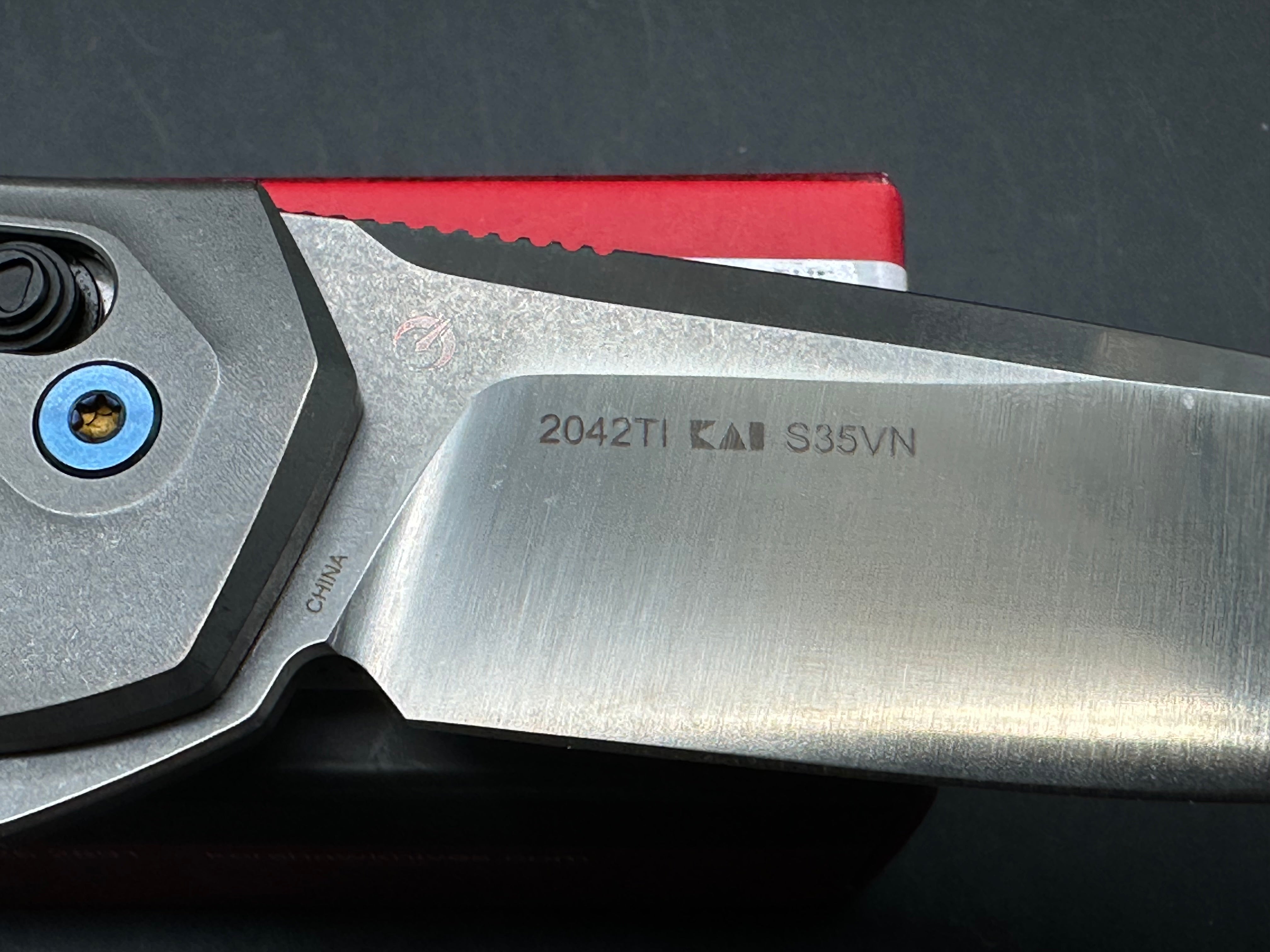 Kershaw COVALENT - TITANIUM, S35VN