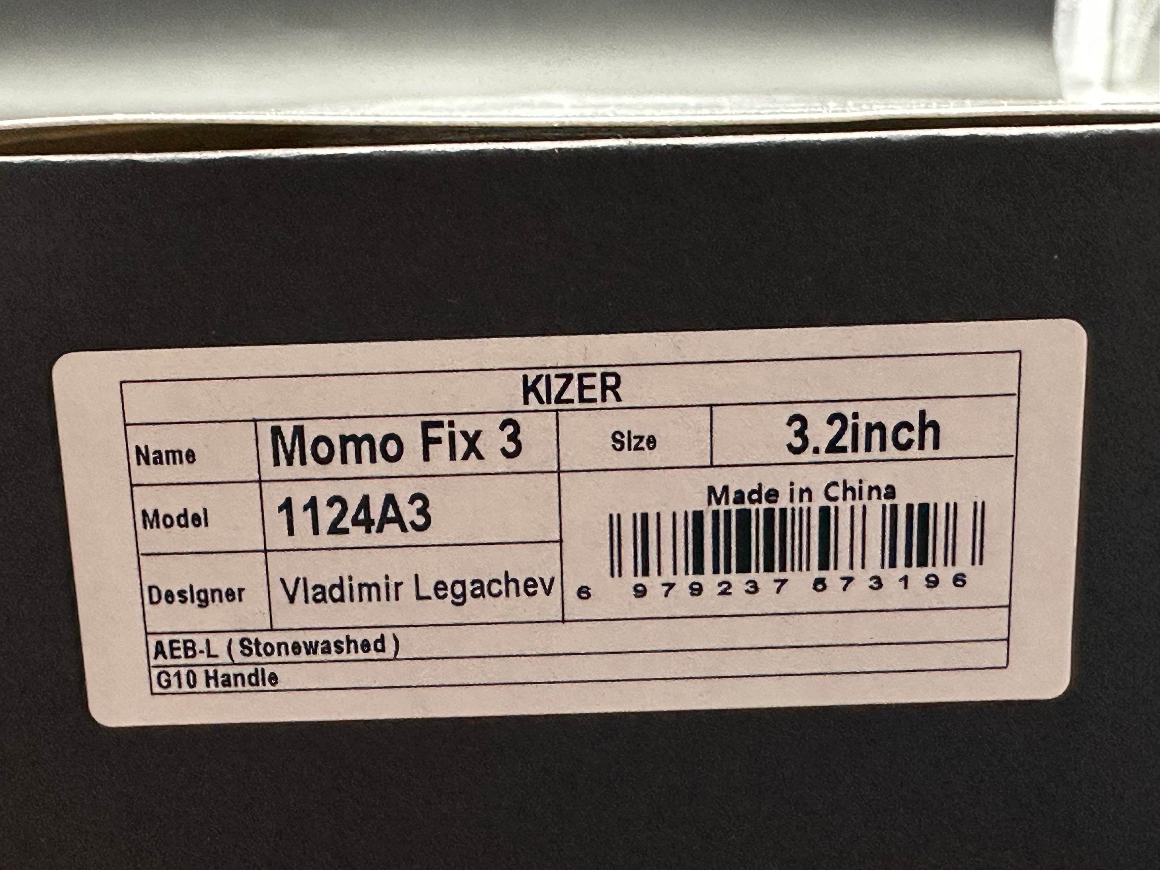 Kizer Momo Fixed Blade AEBL Blade