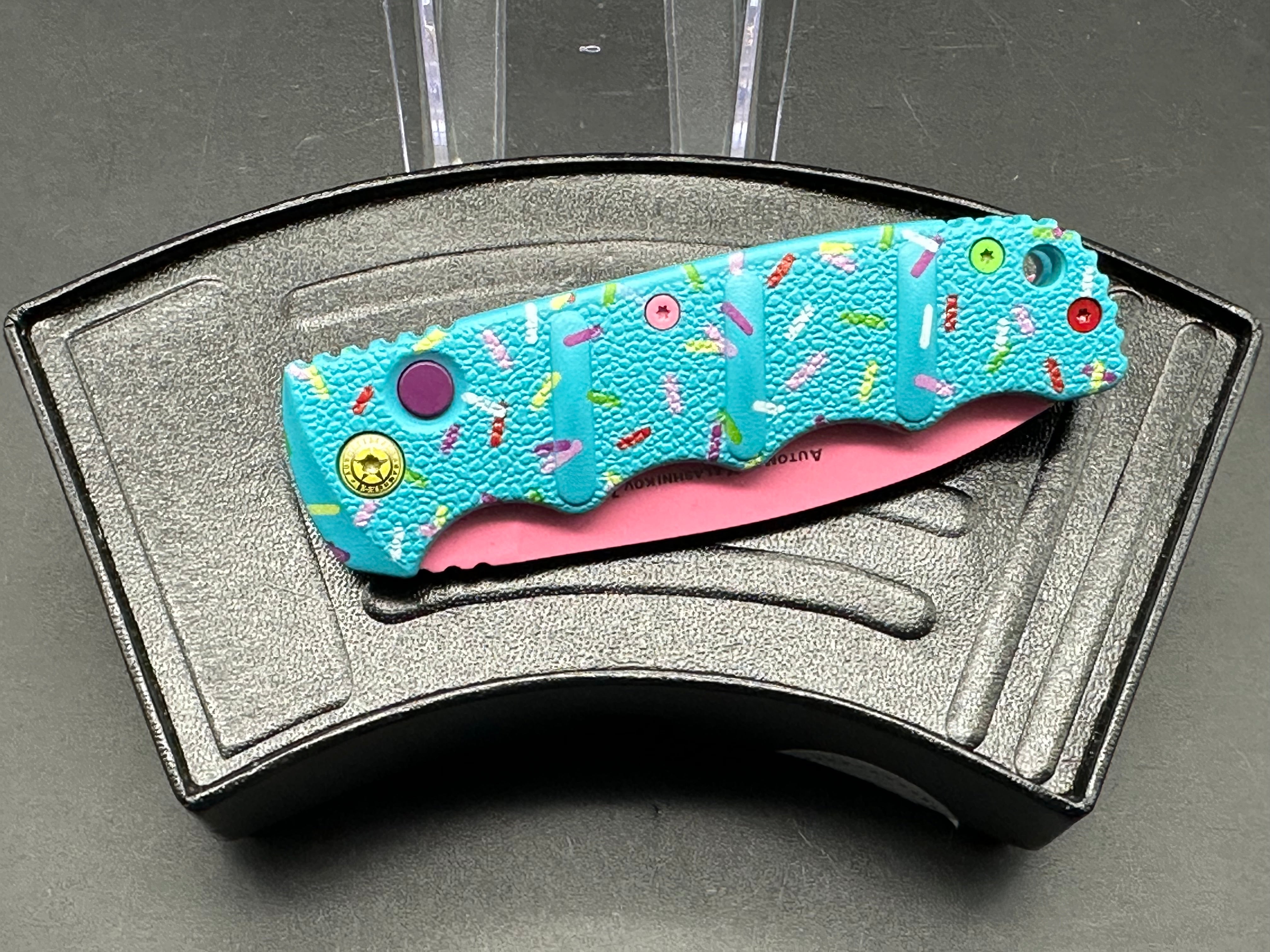 Boker dessert warrior auto in blue in like new condition with original box 