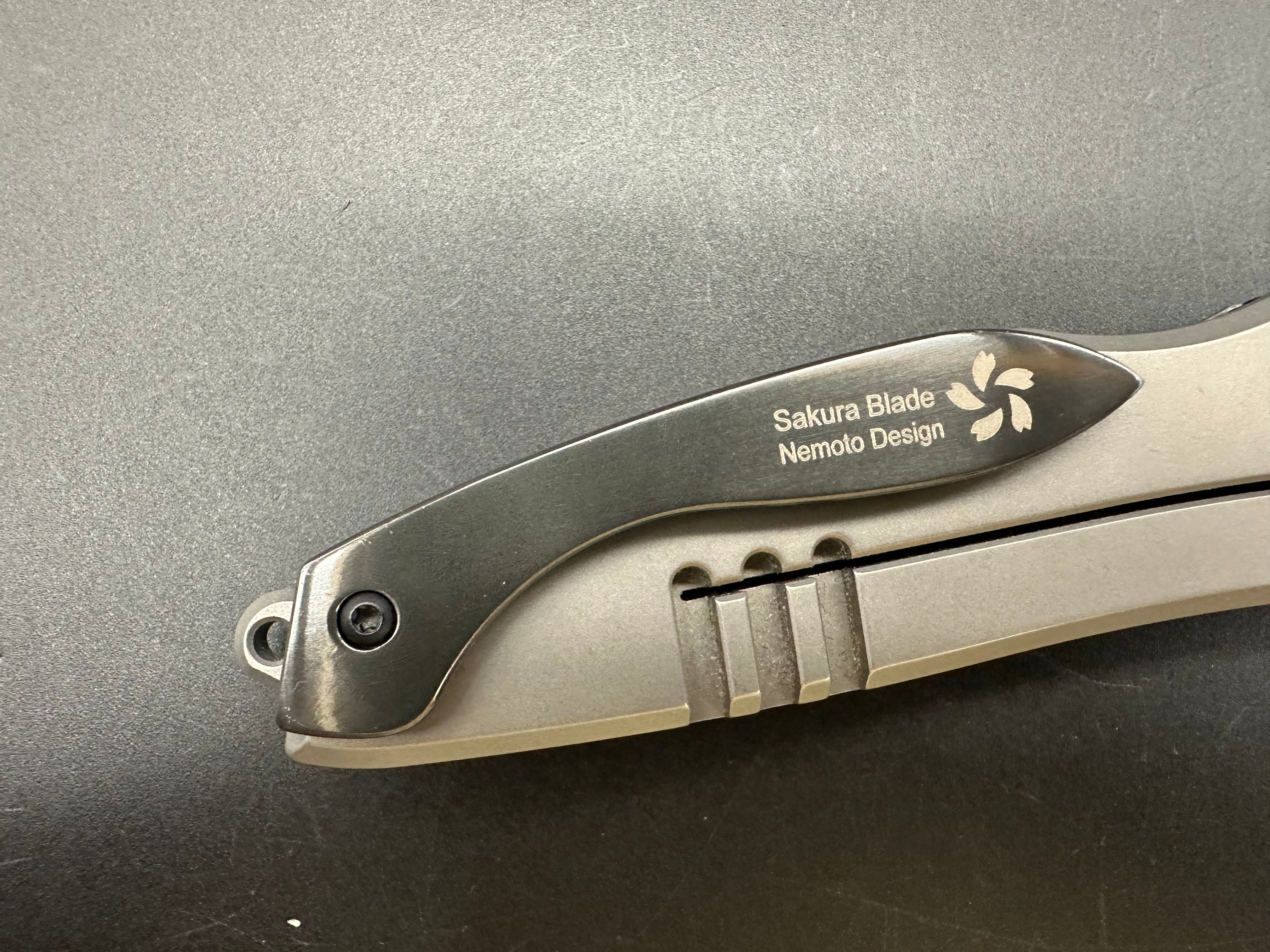 KATSU KS-T1, Zirconium + Titanium Alloy Handle With Timascus Overlay, DLC Coated ZDP-189 blade