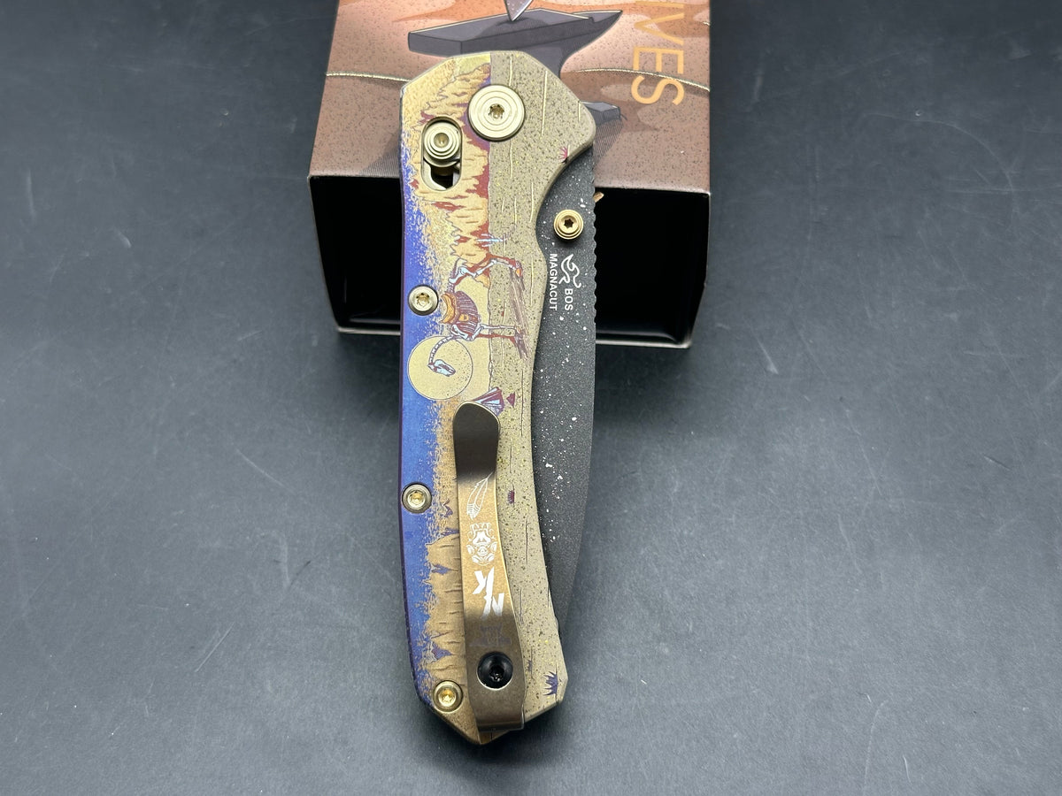 Buck 791 Bones on the Range x by Colorfulfilth Blade show 2026 Exlusive with Signed Lithograph