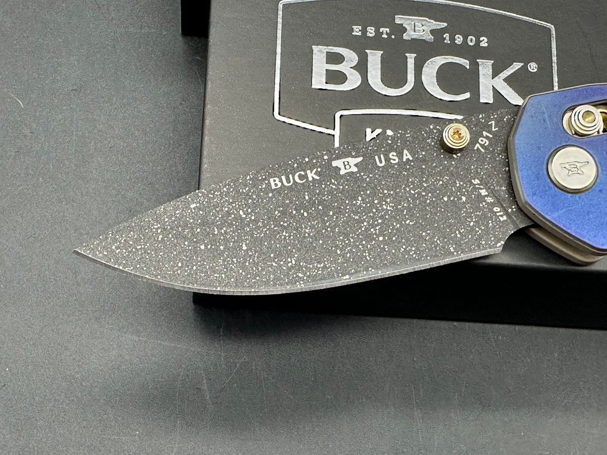 Buck 791 Bones on the Range x by Colorfulfilth Blade show 2026 Exlusive with Signed Lithograph