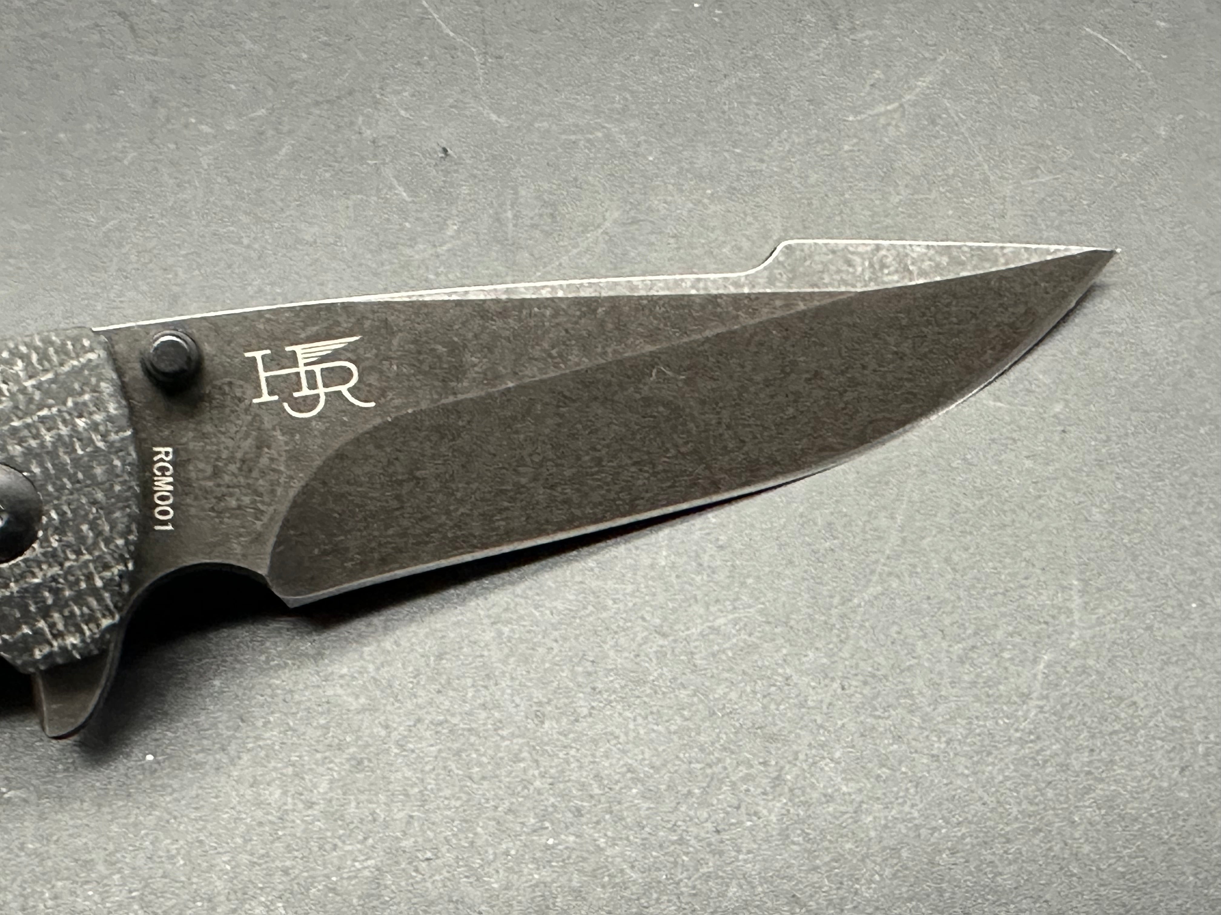 Rosecraft Mohok Micarta scales w/D2 blade