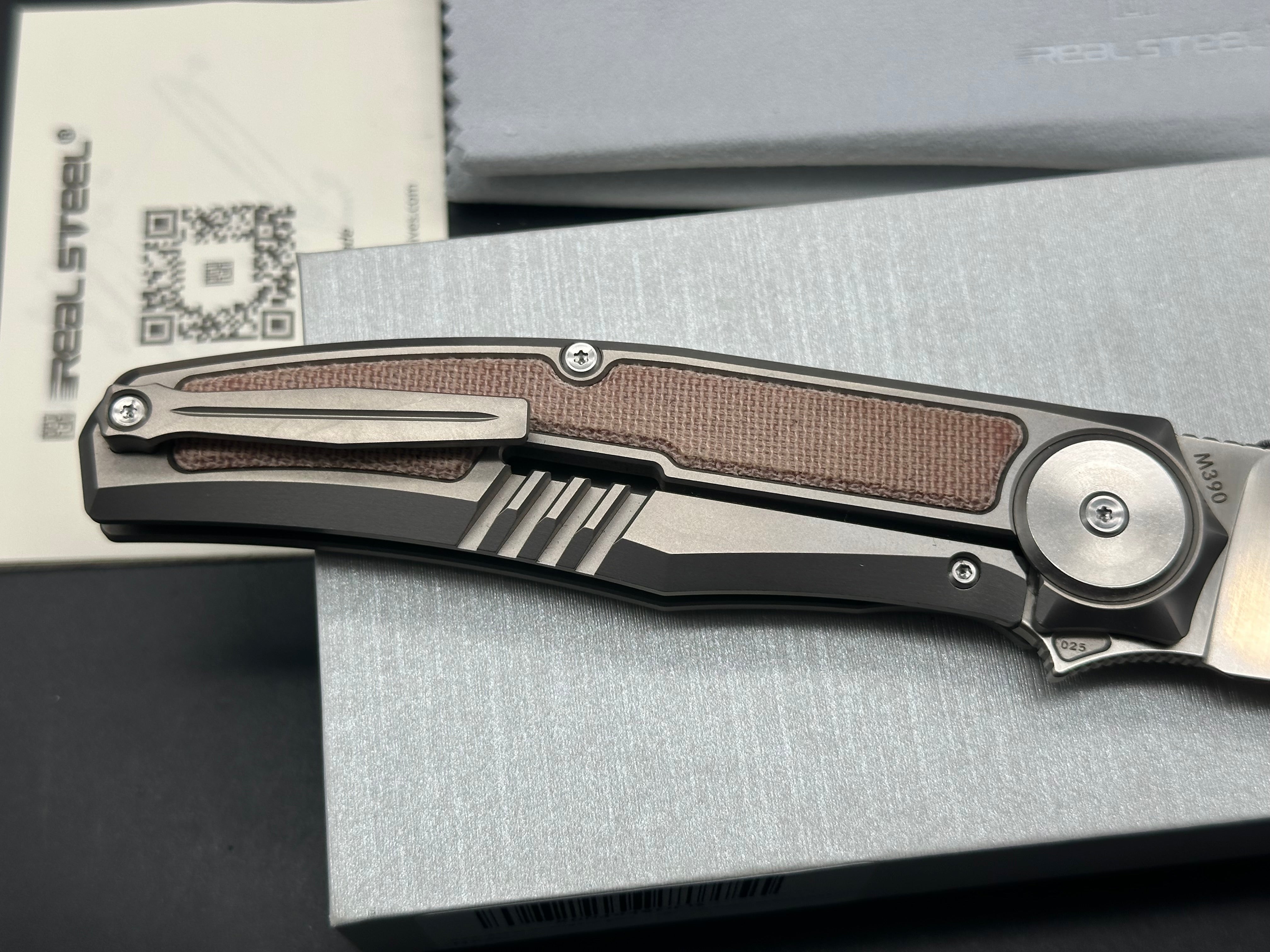 Real Steel Avangard | M390 | Titanium & Micarta